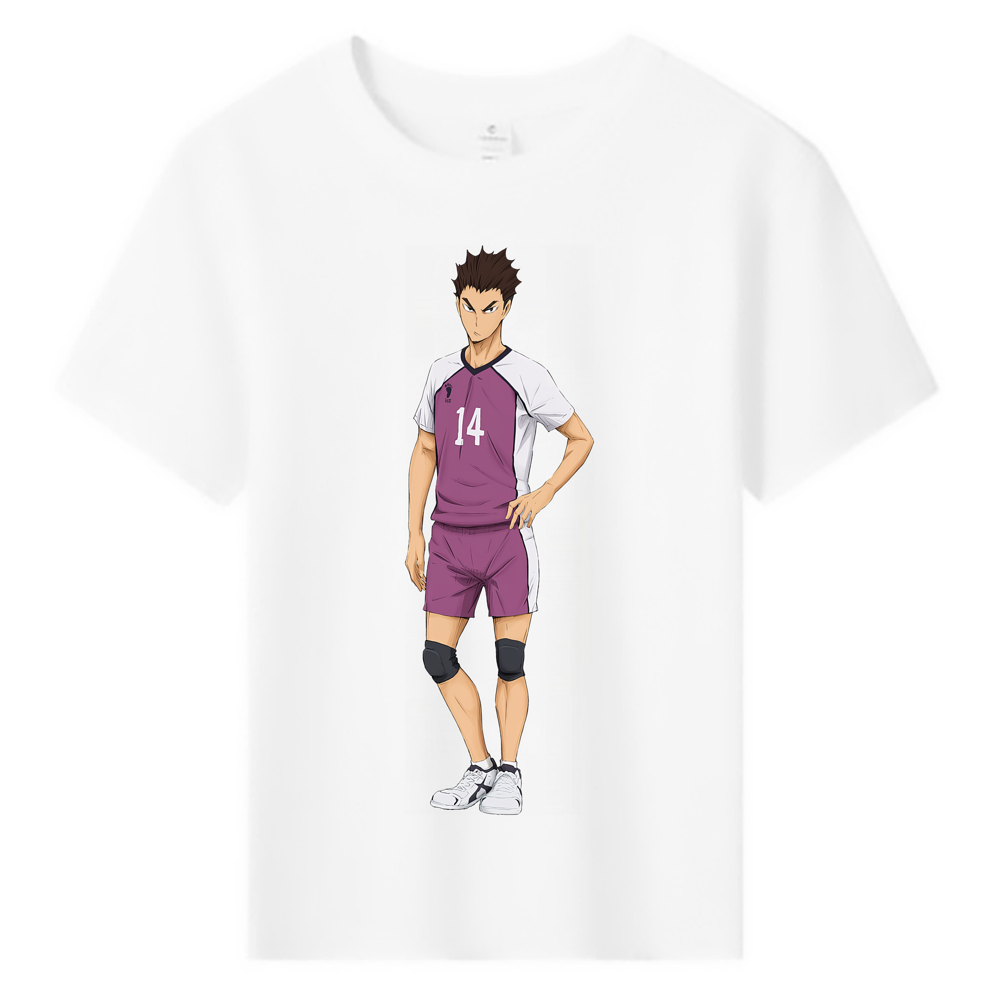 （画像用） ハイキュー!! Haikyu!! 綿100％キッズTシャツ（フロントプリント）