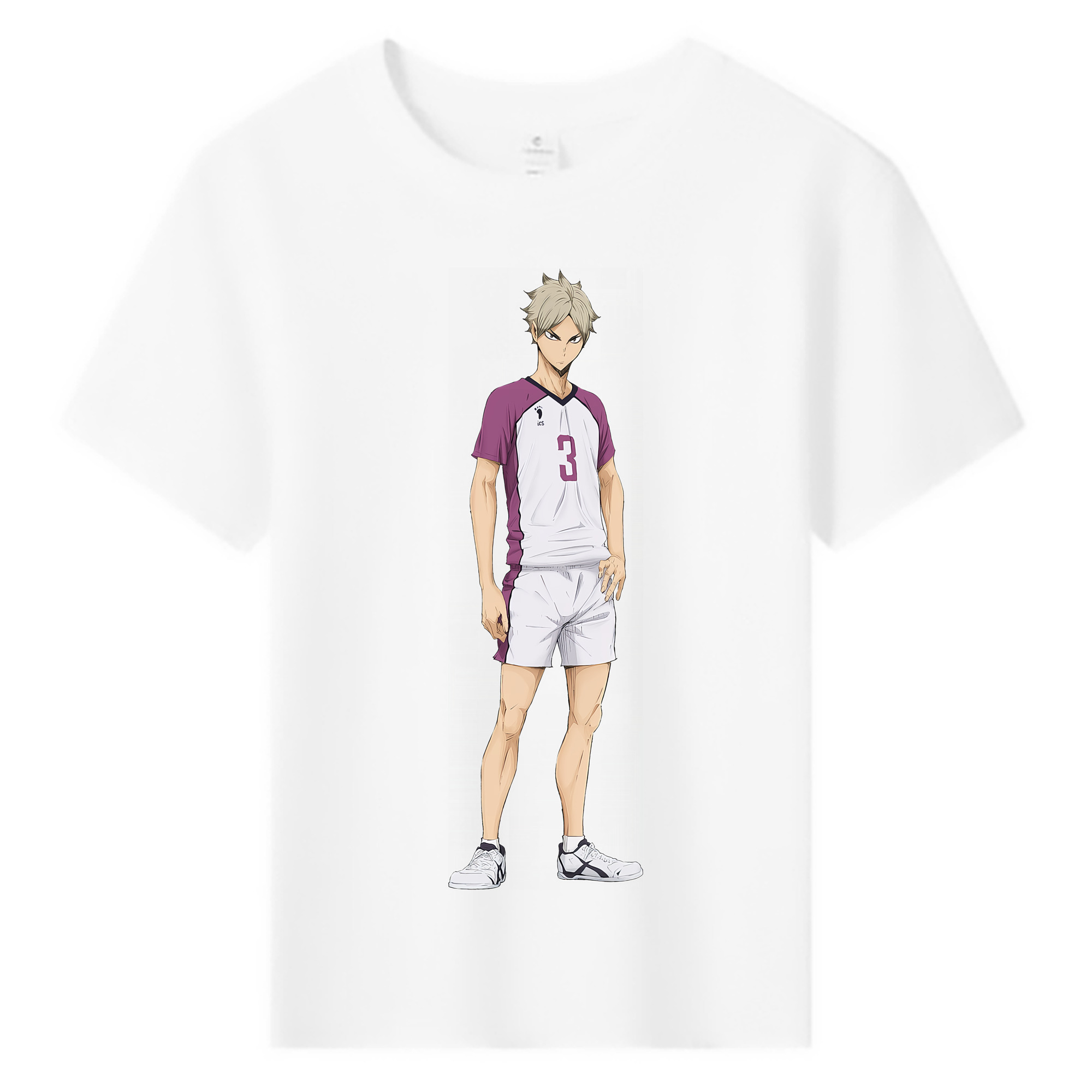 （画像用） ハイキュー!! Haikyu!! 綿100％キッズTシャツ（フロントプリント）