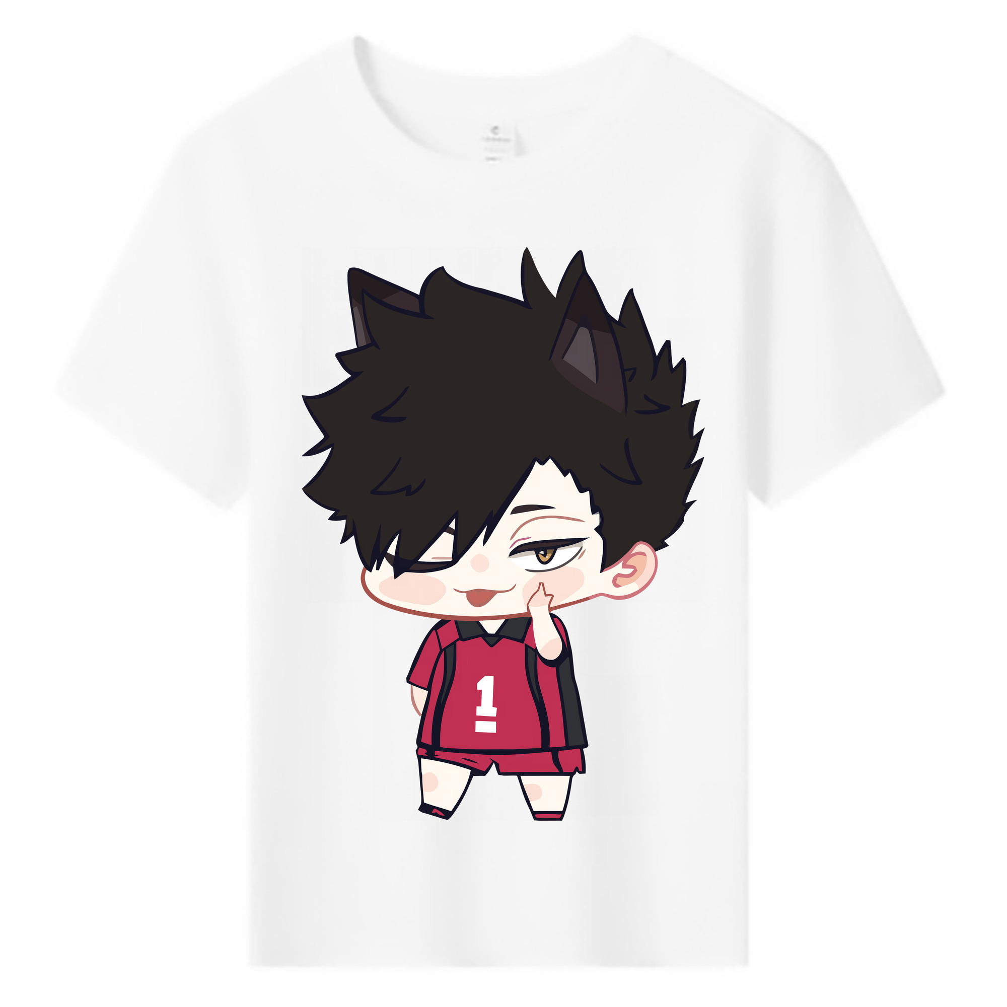 （画像用） ハイキュー!! Haikyu!! 綿100％キッズTシャツ（フロントプリント）