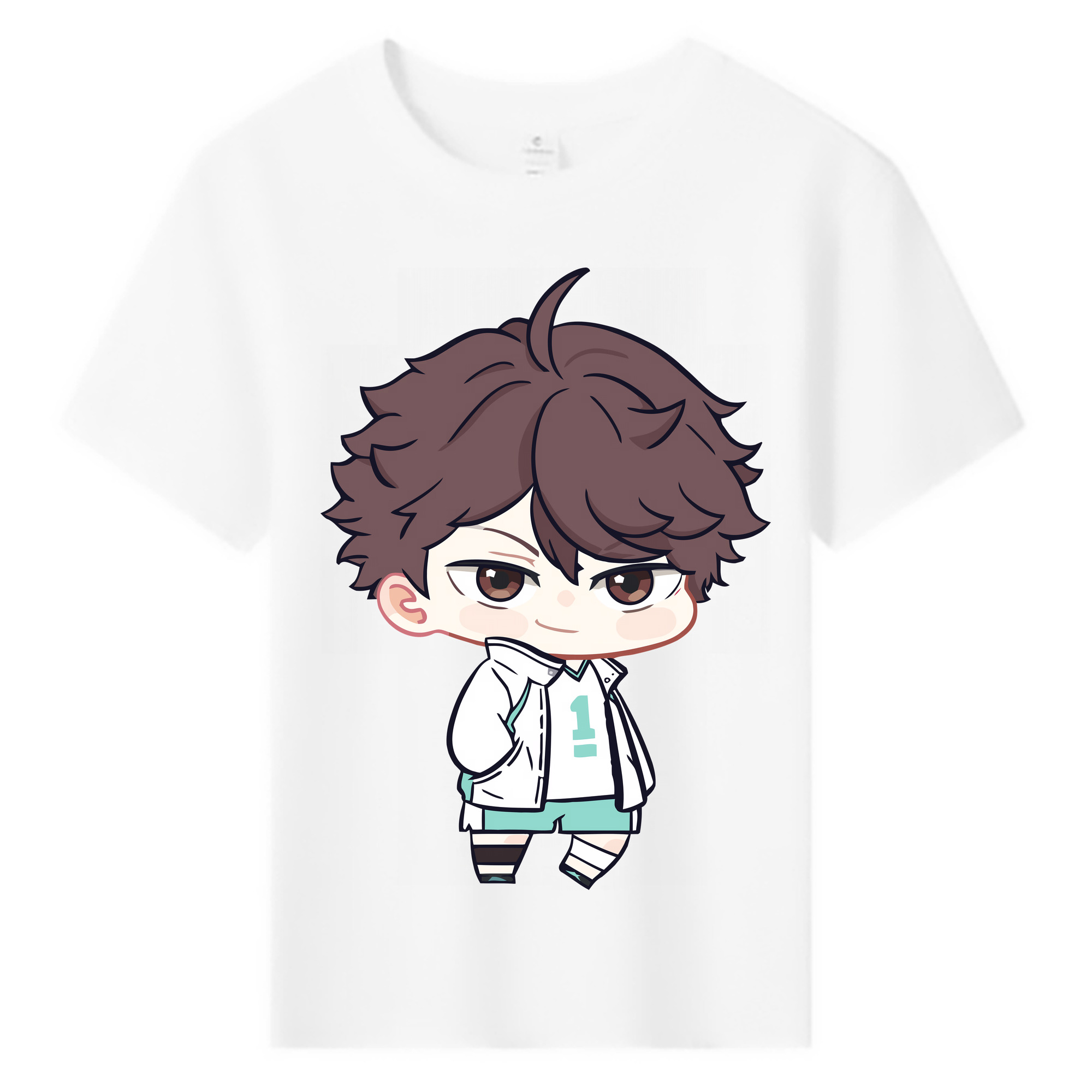 （画像用） ハイキュー!! Haikyu!! 綿100％キッズTシャツ（フロントプリント）