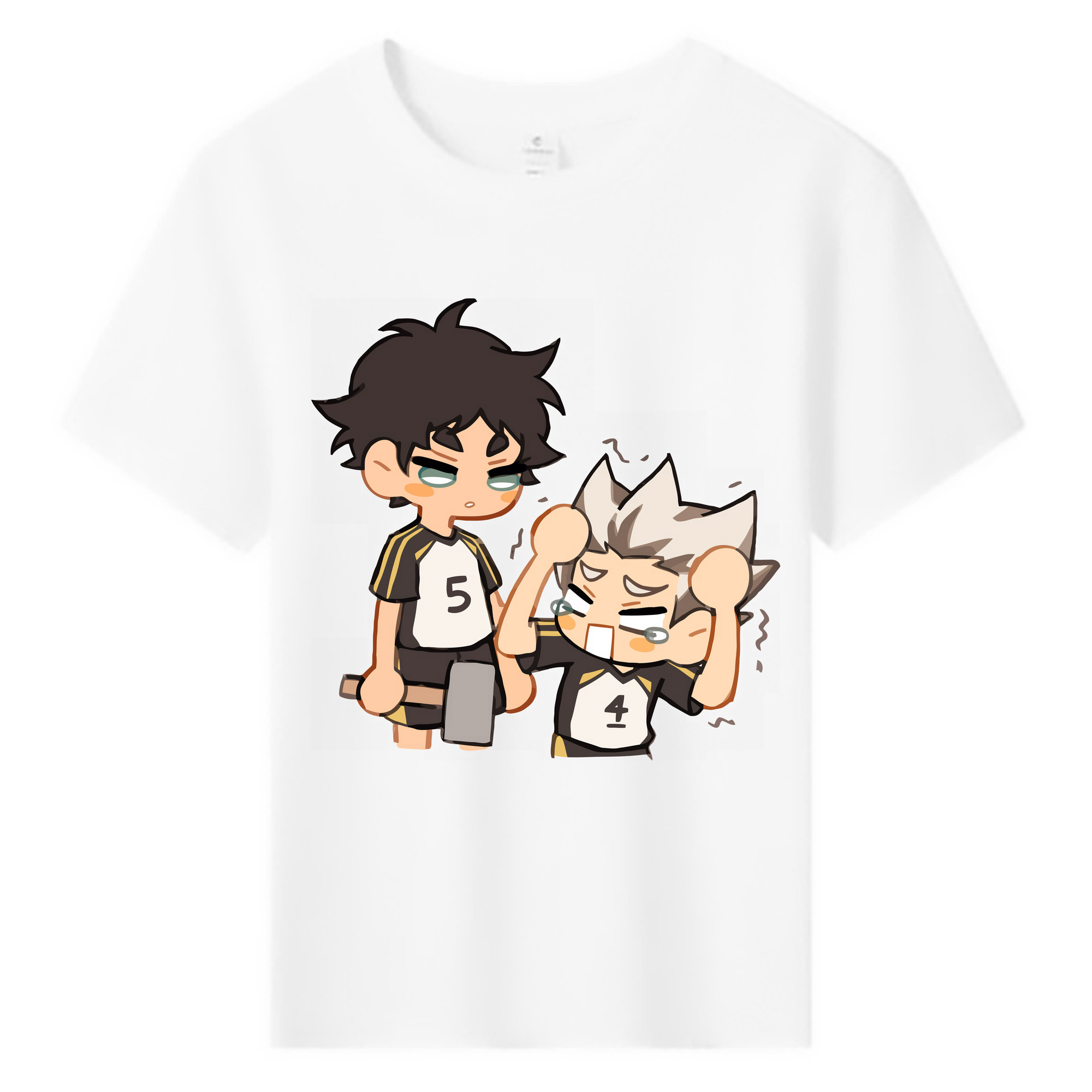 （画像用） ハイキュー!! Haikyu!! 綿100％キッズTシャツ（フロントプリント）