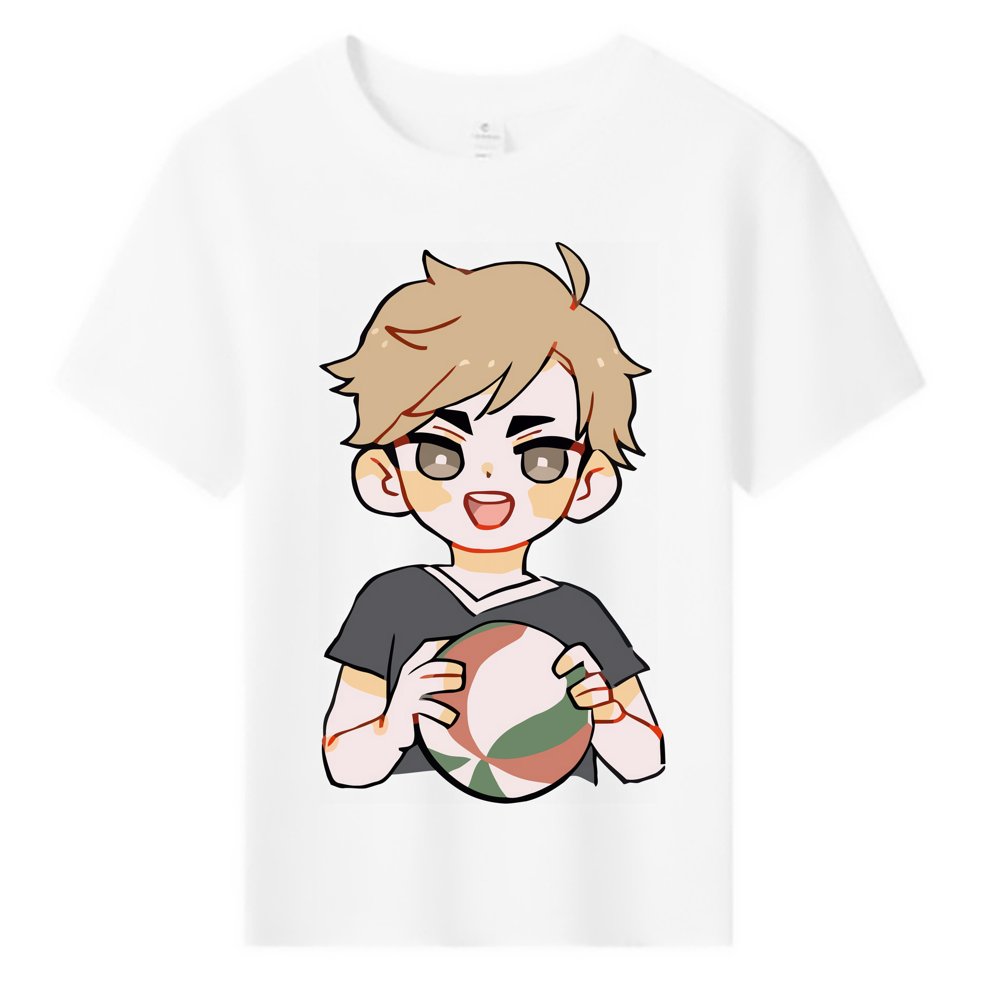 （画像用） ハイキュー!! Haikyu!! 綿100％キッズTシャツ（フロントプリント）