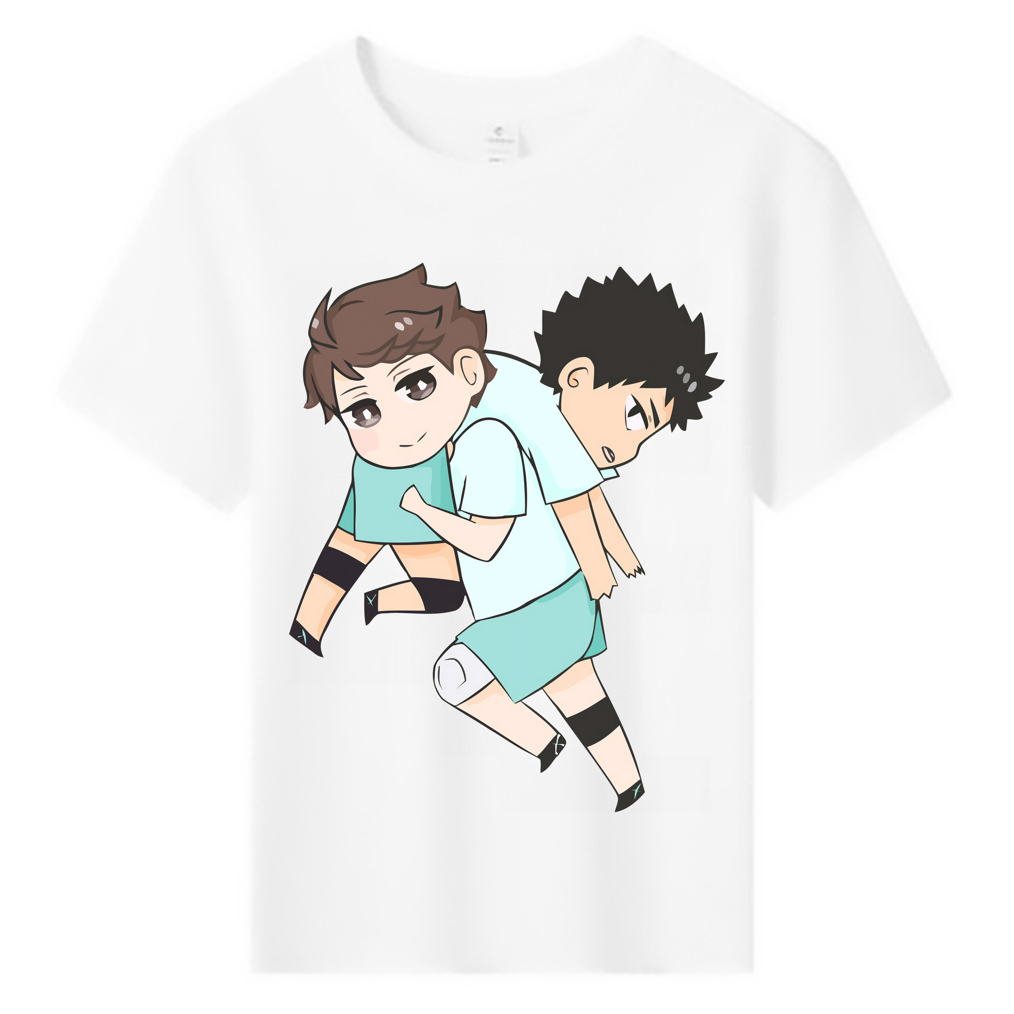 （画像用） ハイキュー!! Haikyu!! 綿100％キッズTシャツ（フロントプリント）