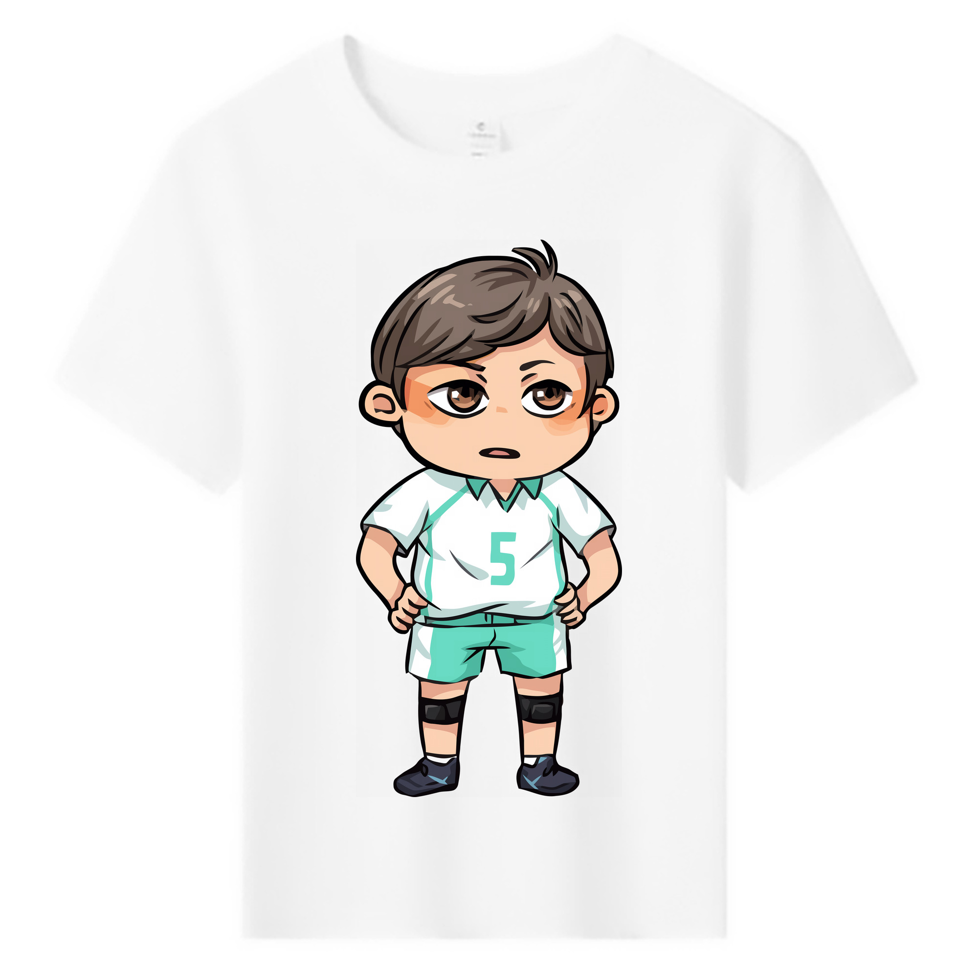 （画像用） ハイキュー!! Haikyu!! 綿100％キッズTシャツ（フロントプリント）