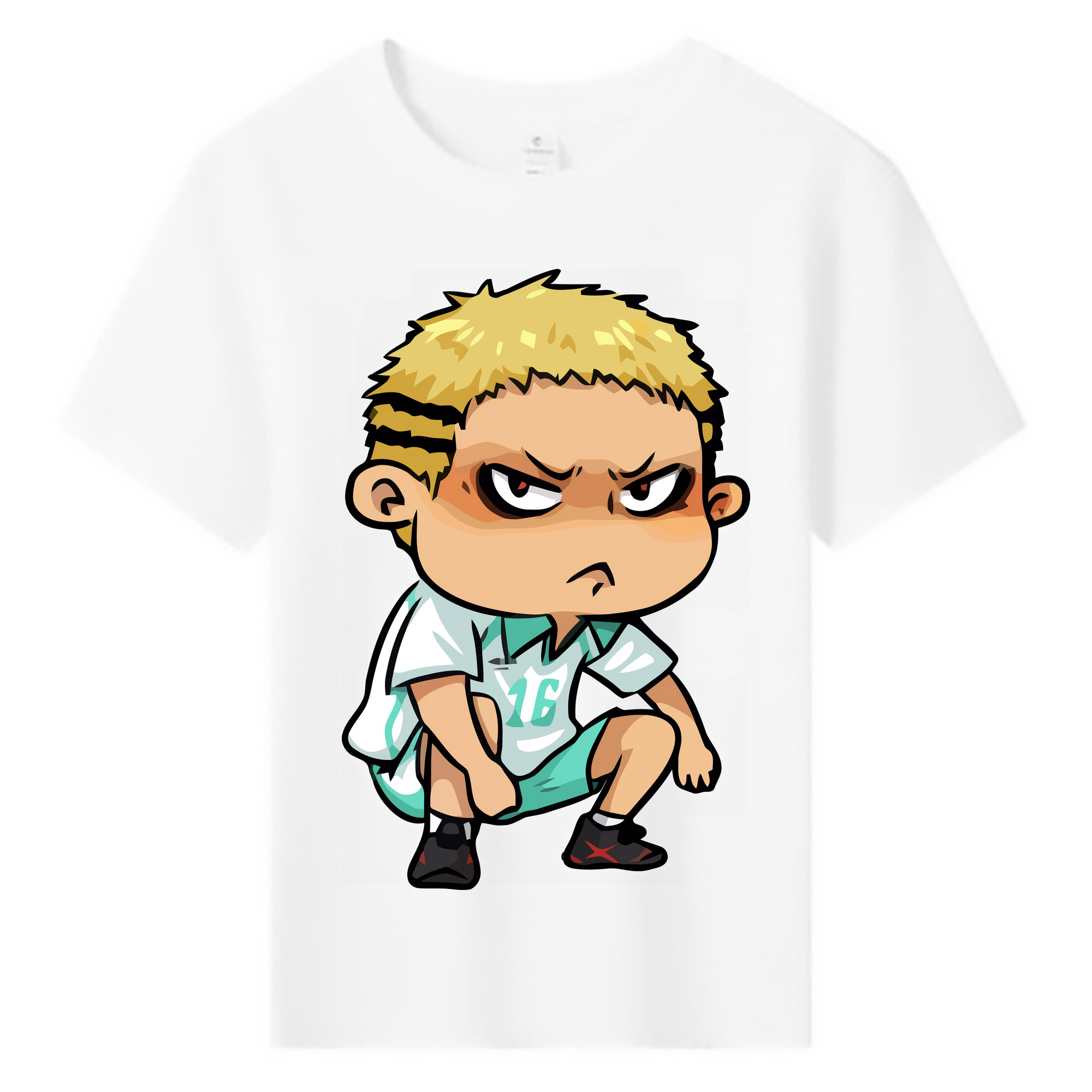 （画像用） ハイキュー!! Haikyu!! 綿100％キッズTシャツ（フロントプリント）