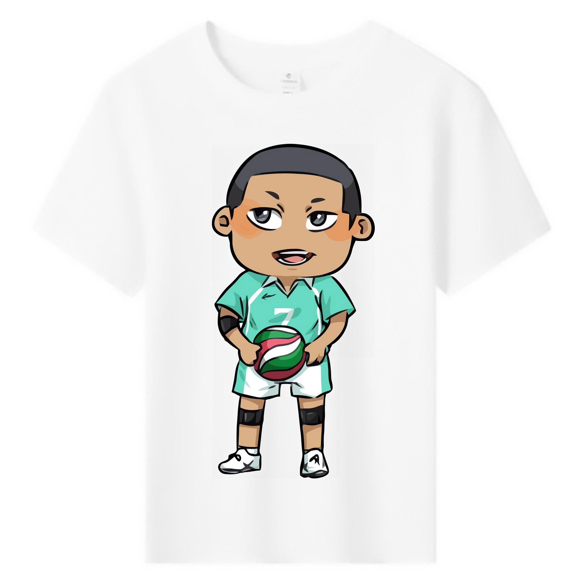 （画像用） ハイキュー!! Haikyu!! 綿100％キッズTシャツ（フロントプリント）