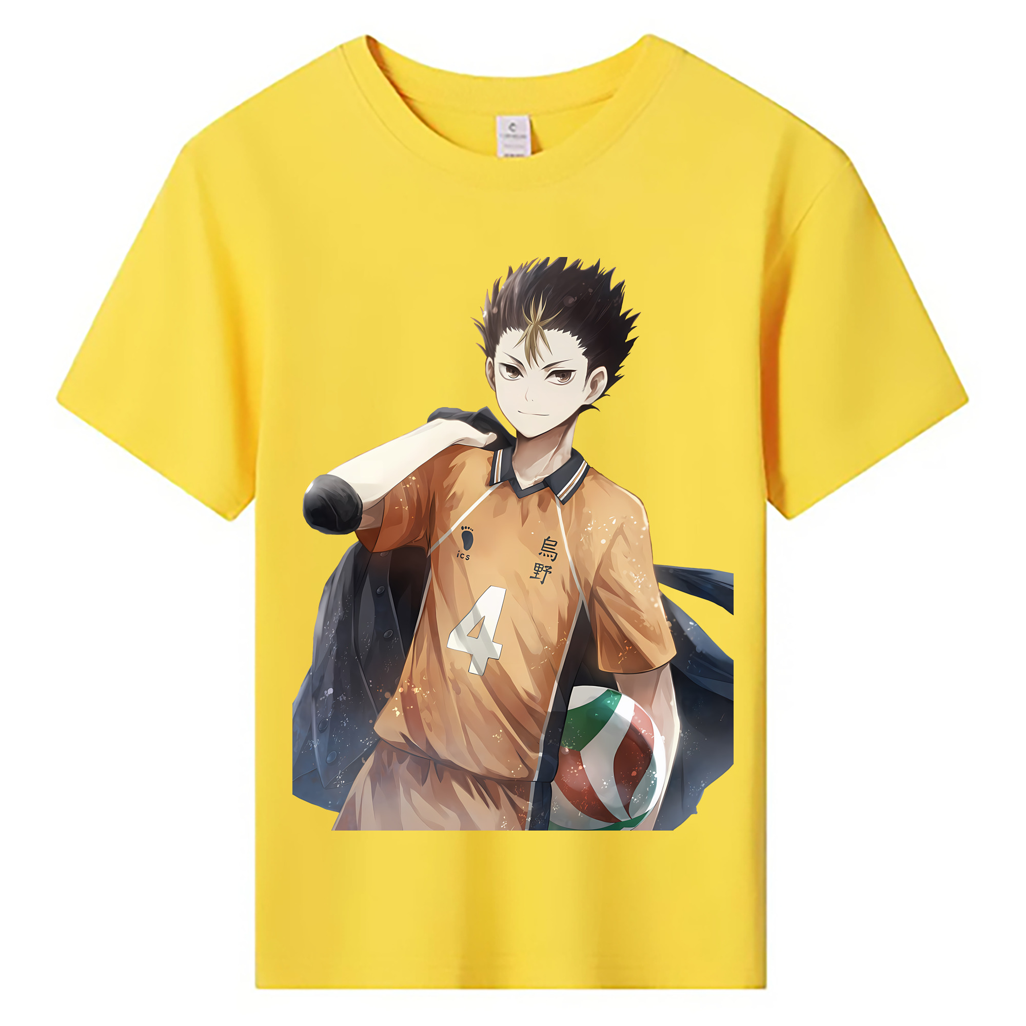 （画像用） ハイキュー!! Haikyu!! 綿100％キッズTシャツ（フロントプリント）