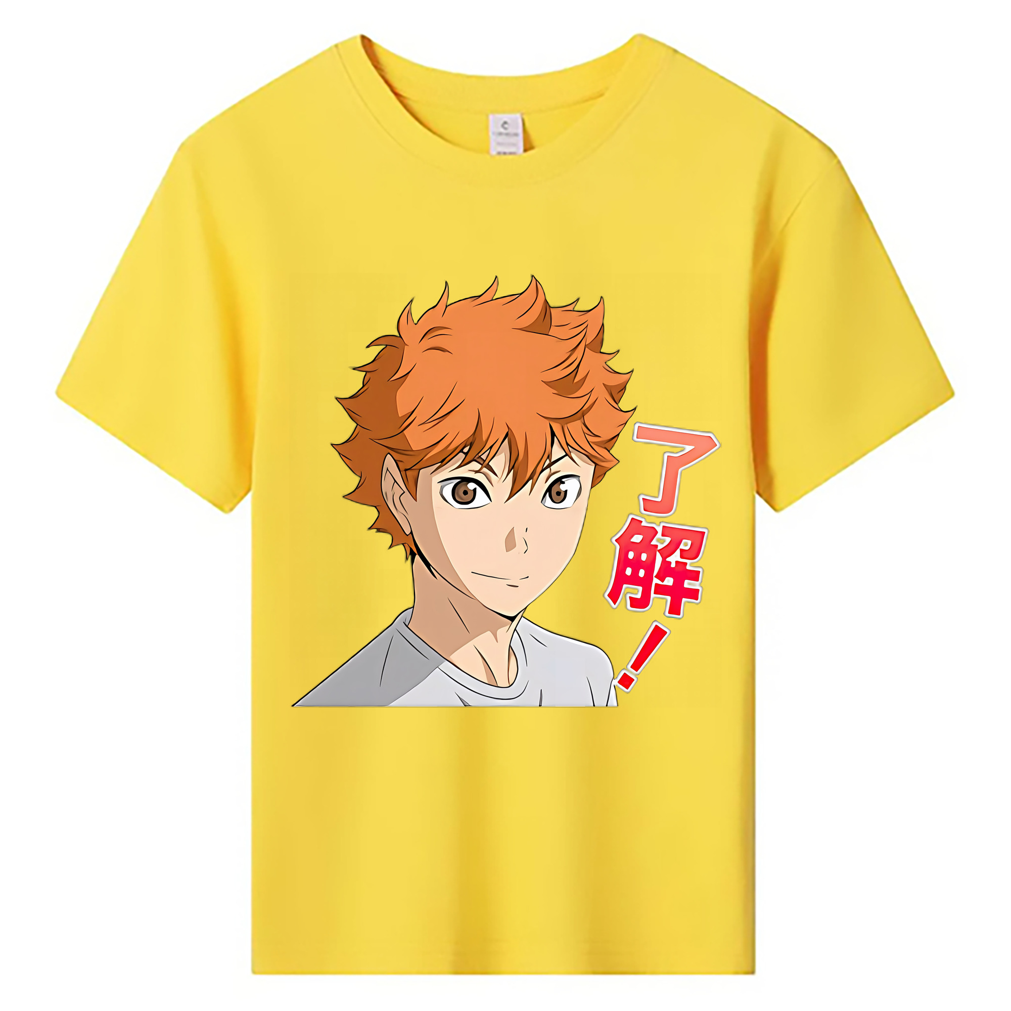 （画像用） ハイキュー!! Haikyu!! 綿100％キッズTシャツ（フロントプリント）