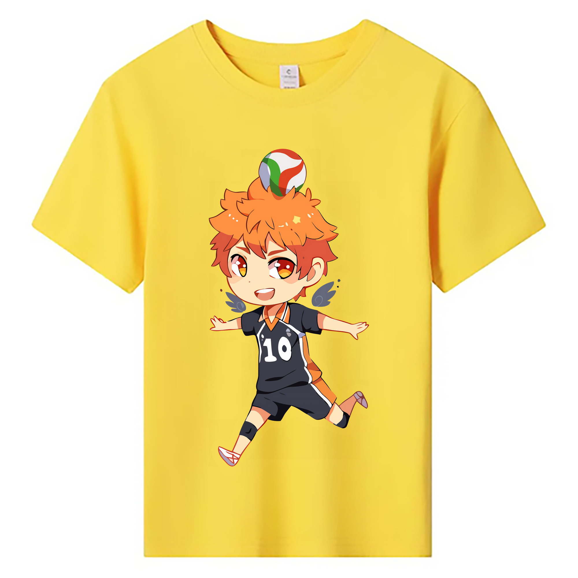 （画像用） ハイキュー!! Haikyu!! 綿100％キッズTシャツ（フロントプリント）