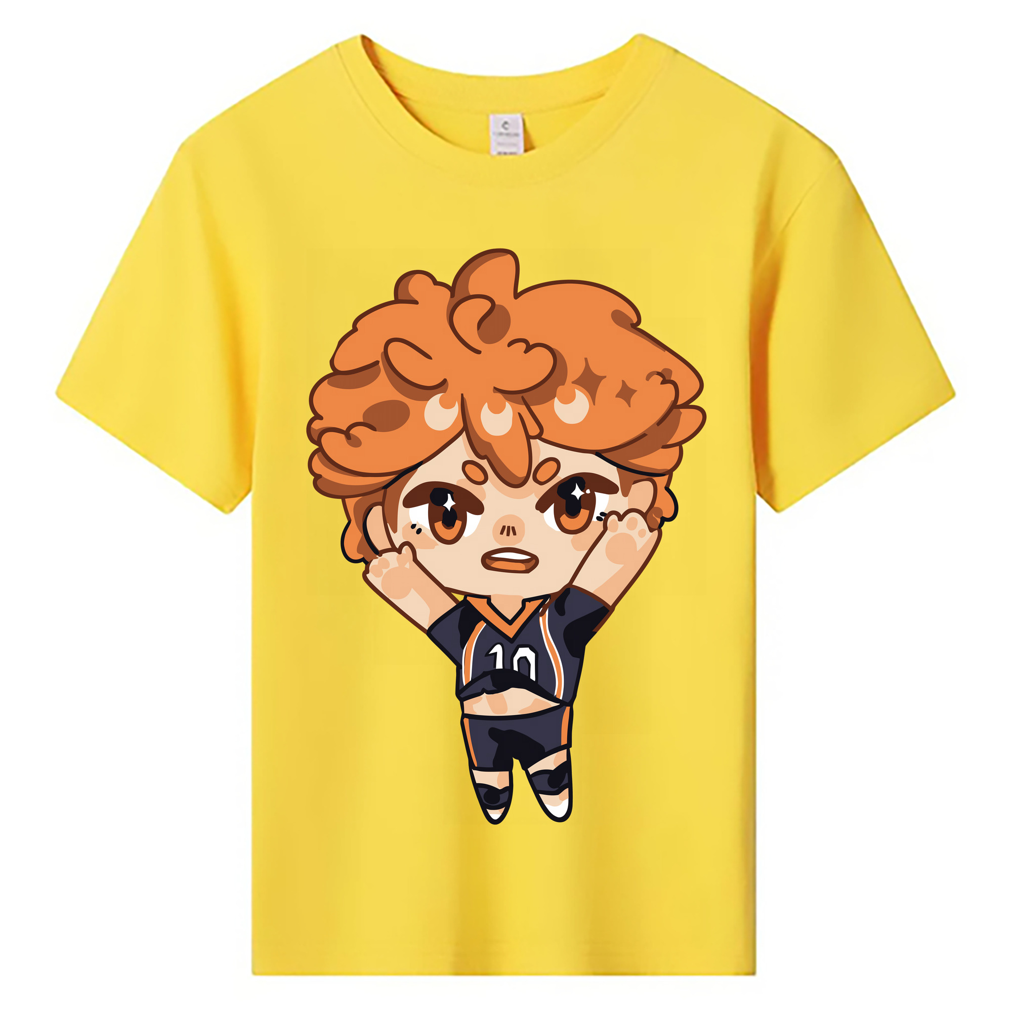 （画像用） ハイキュー!! Haikyu!! 綿100％キッズTシャツ（フロントプリント）