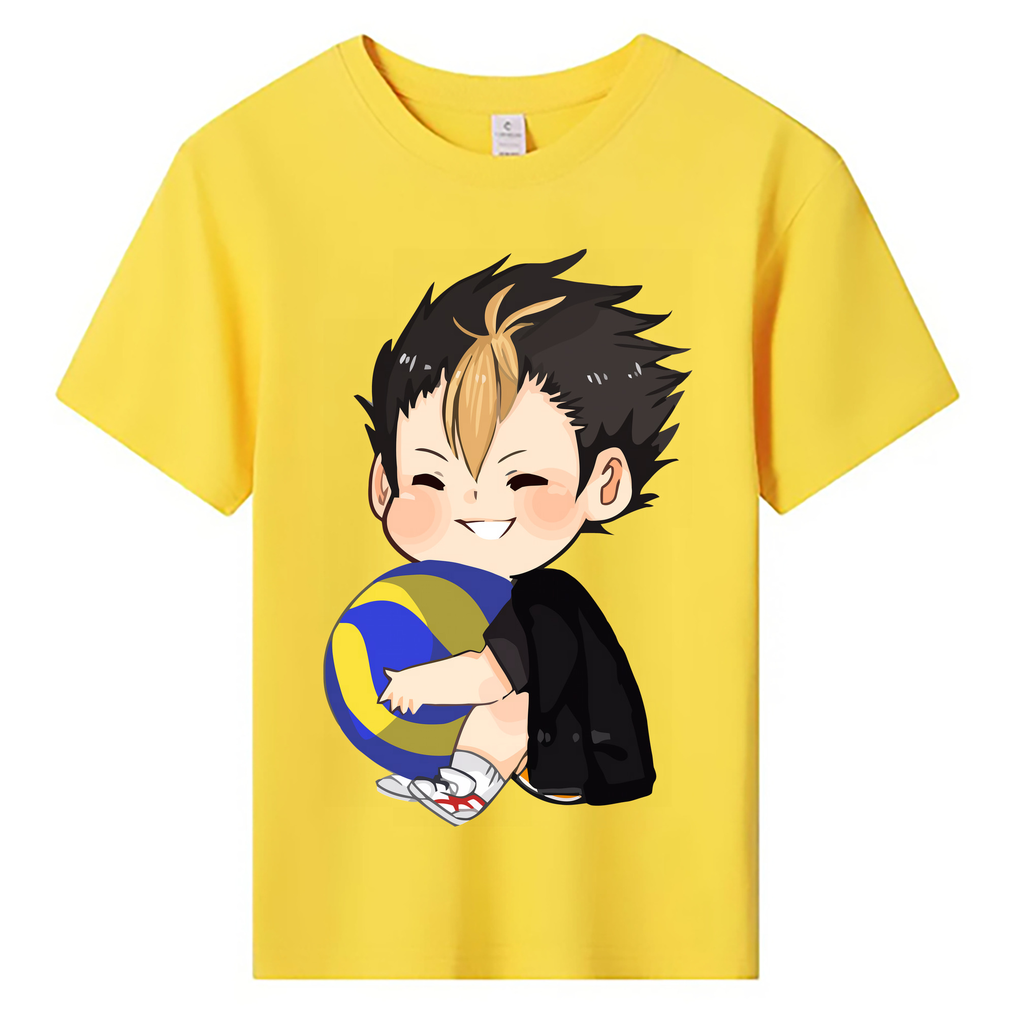 （画像用） ハイキュー!! Haikyu!! 綿100％キッズTシャツ（フロントプリント）