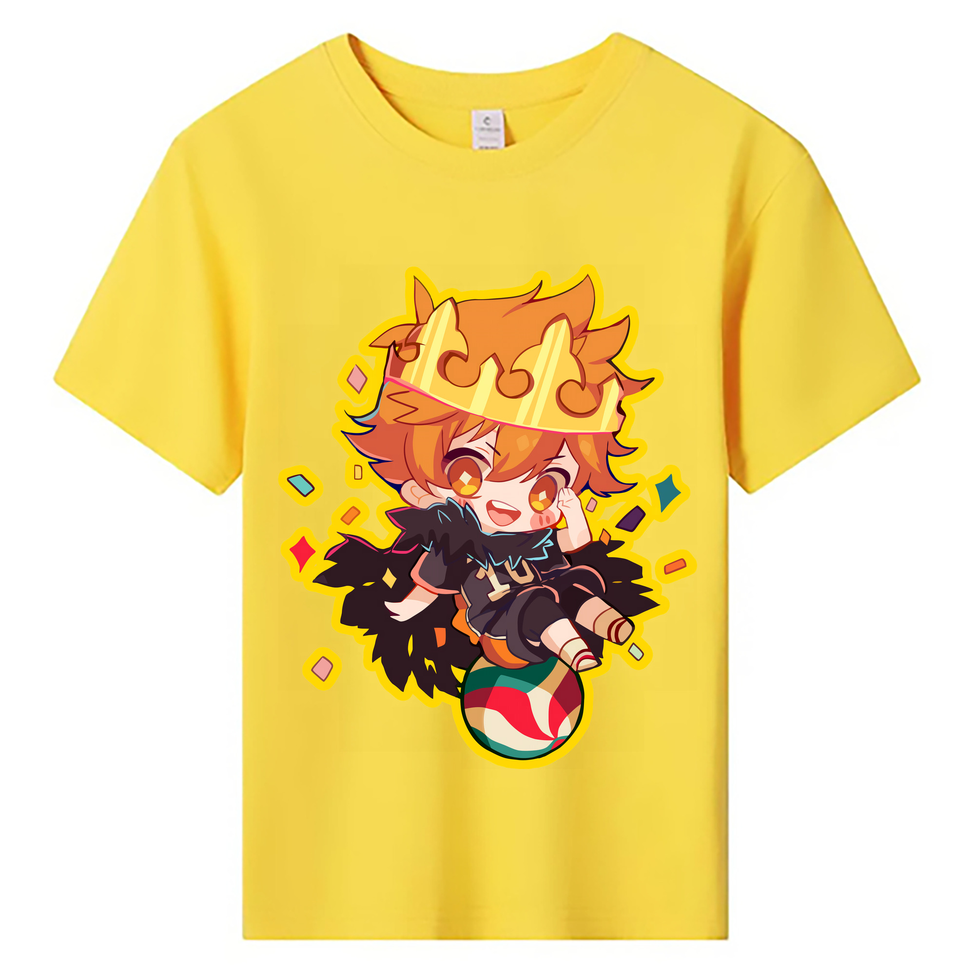 （画像用） ハイキュー!! Haikyu!! 綿100％キッズTシャツ（フロントプリント）