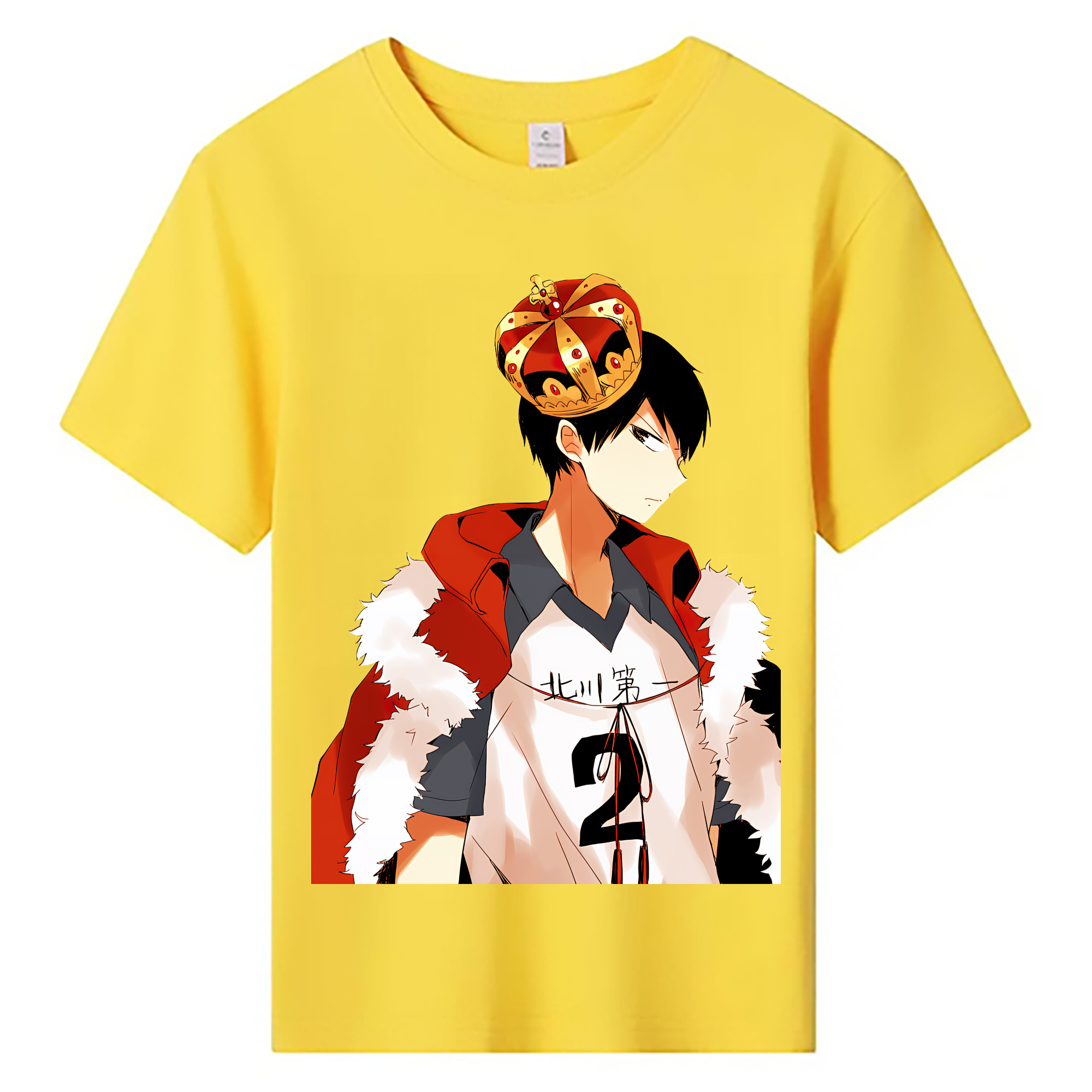 （画像用） ハイキュー!! Haikyu!! 綿100％キッズTシャツ（フロントプリント）