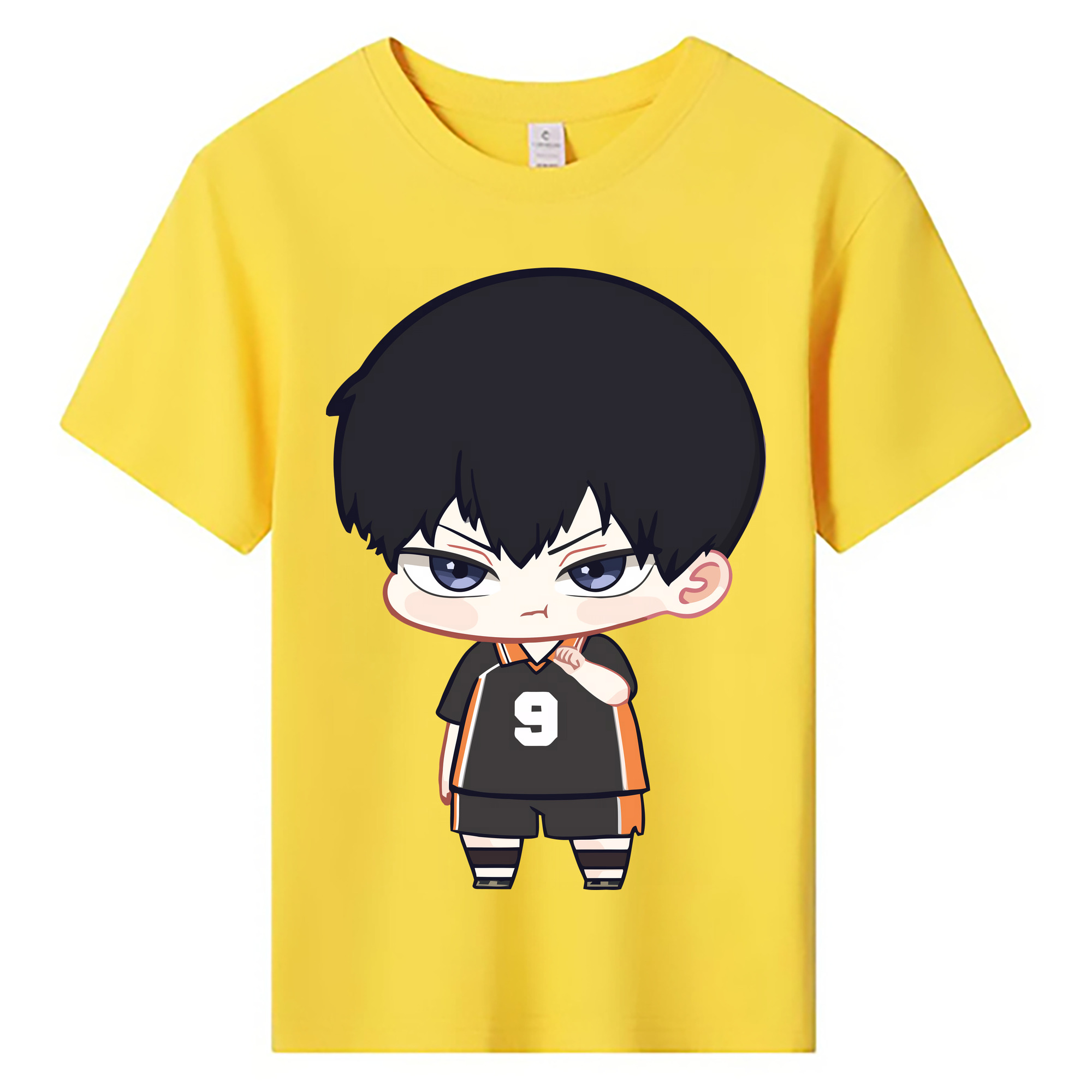 （画像用） ハイキュー!! Haikyu!! 綿100％キッズTシャツ（フロントプリント）