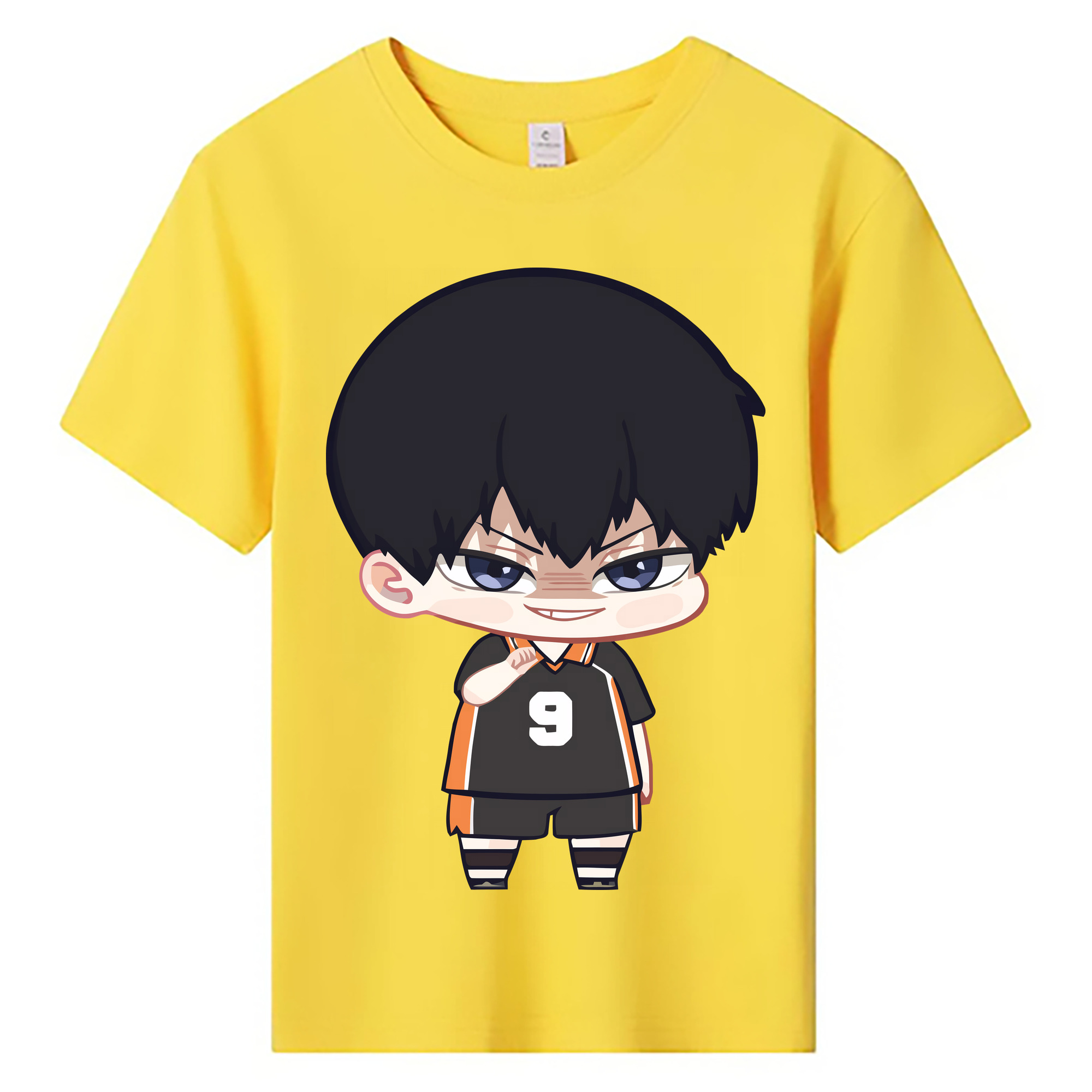 （画像用） ハイキュー!! Haikyu!! 綿100％キッズTシャツ（フロントプリント）