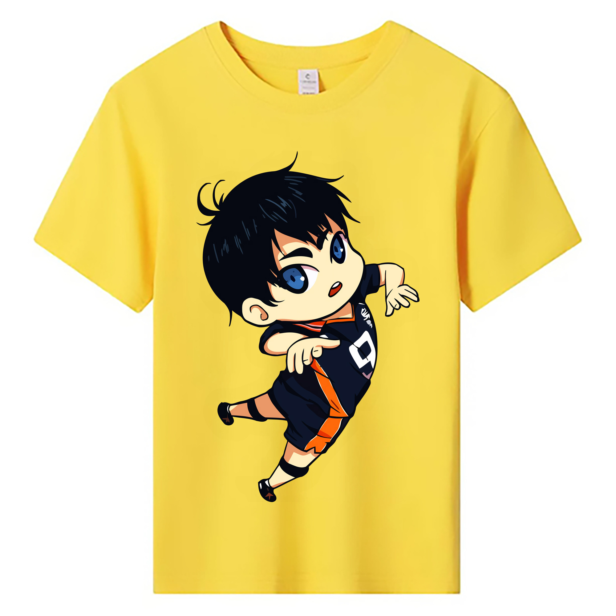 （画像用） ハイキュー!! Haikyu!! 綿100％キッズTシャツ（フロントプリント）