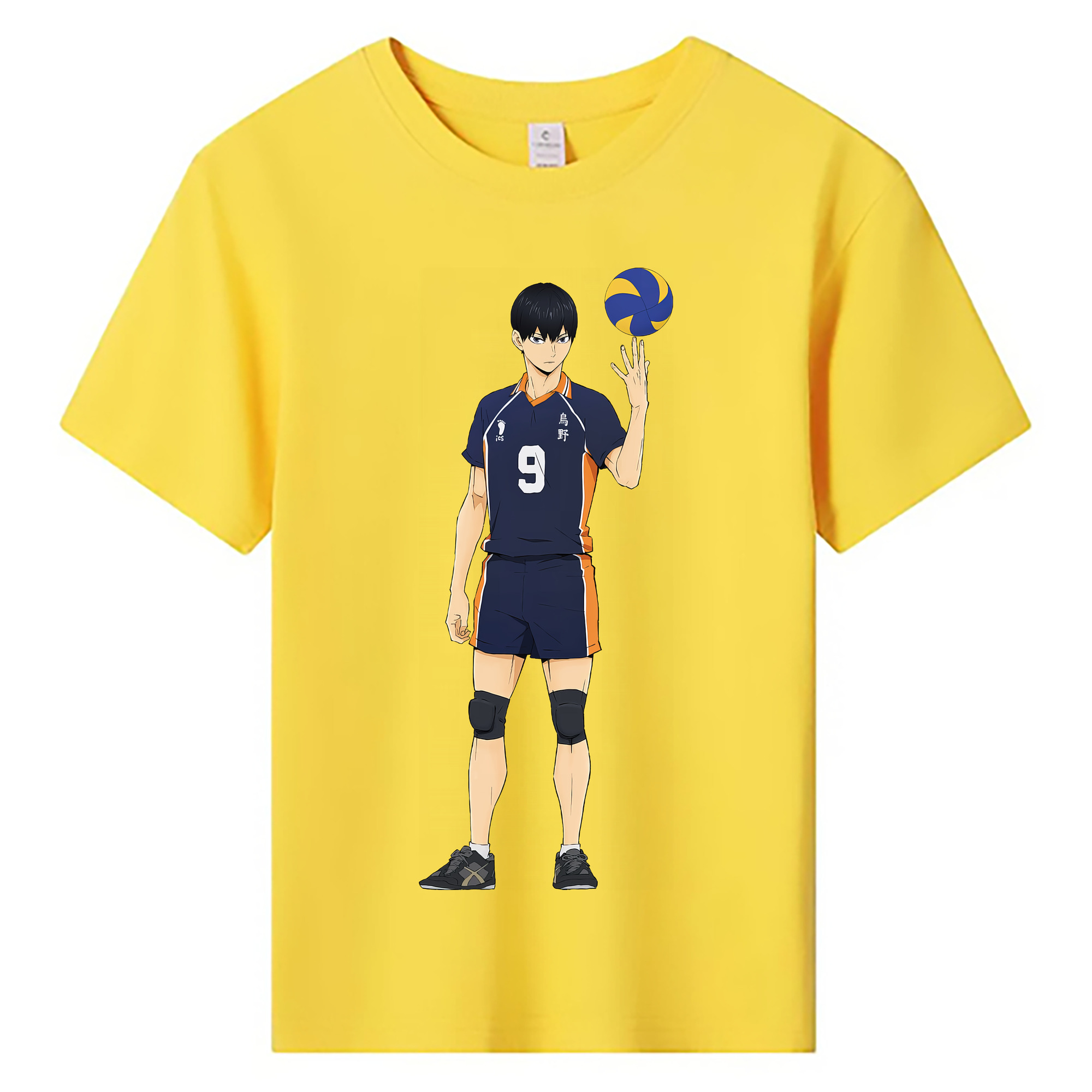 （画像用） ハイキュー!! Haikyu!! 綿100％キッズTシャツ（フロントプリント）
