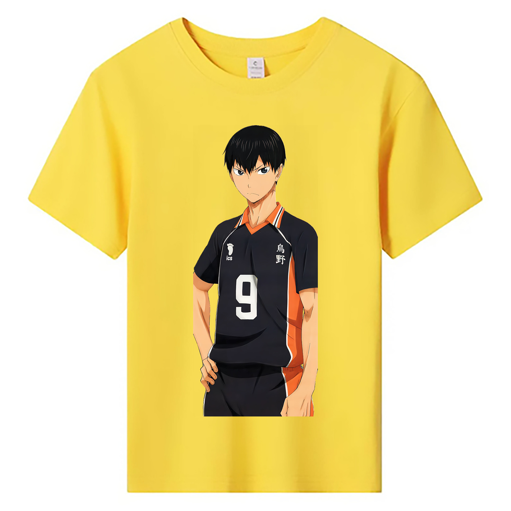 （画像用） ハイキュー!! Haikyu!! 綿100％キッズTシャツ（フロントプリント）