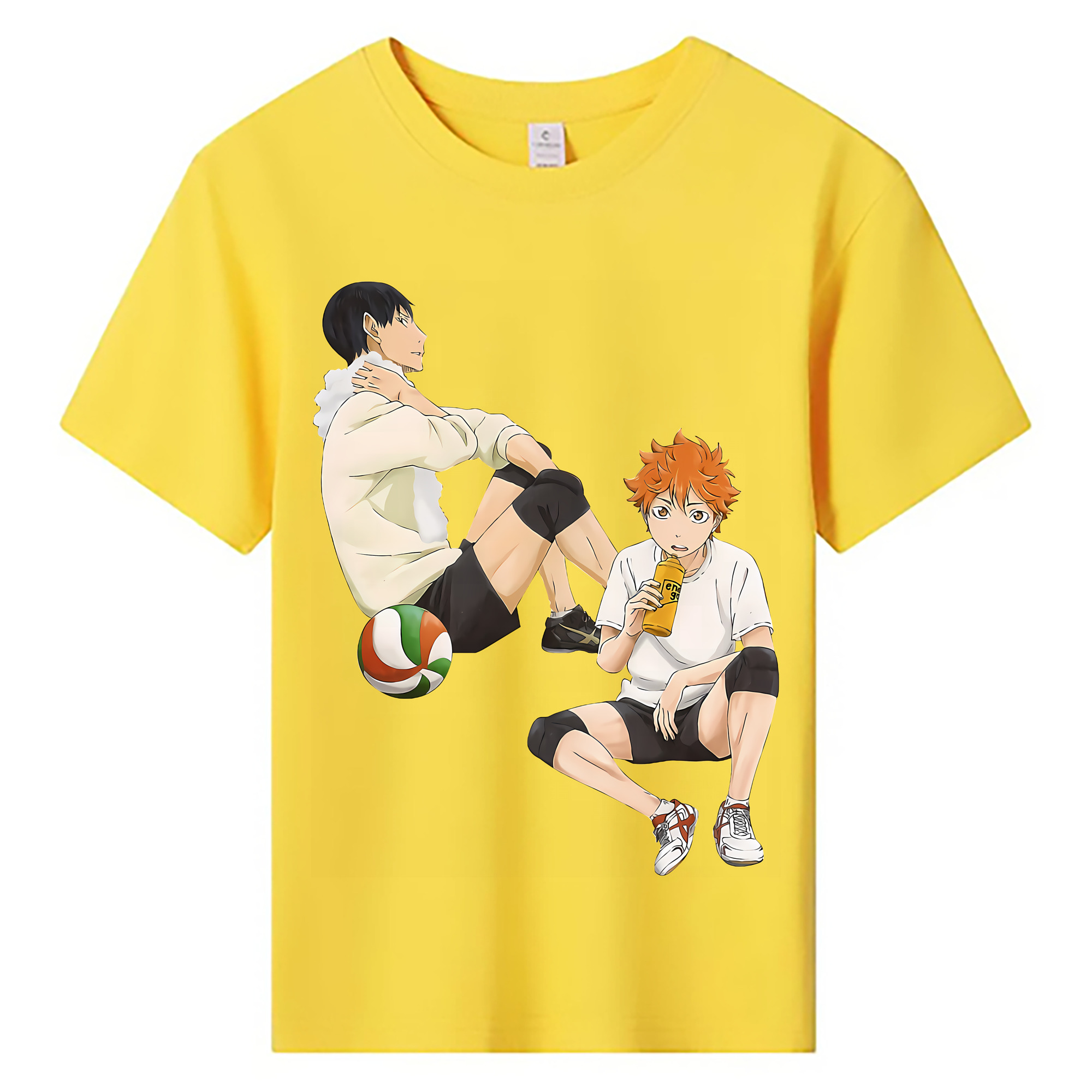 （画像用） ハイキュー!! Haikyu!! 綿100％キッズTシャツ（フロントプリント）