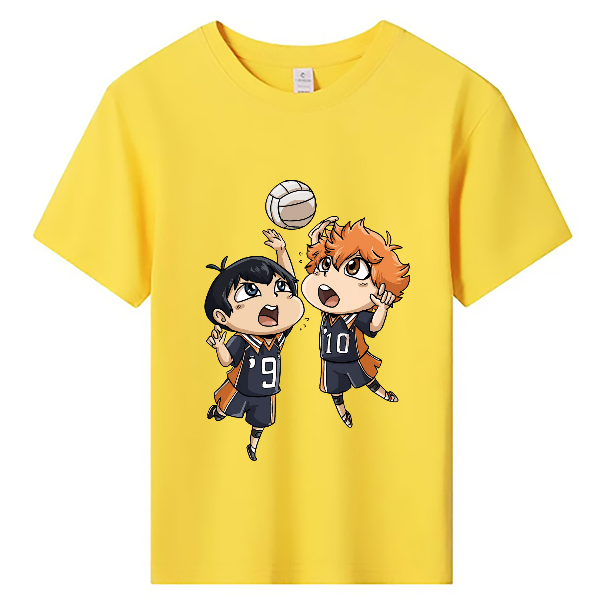（画像用） ハイキュー!! Haikyu!! 綿100％キッズTシャツ（フロントプリント）