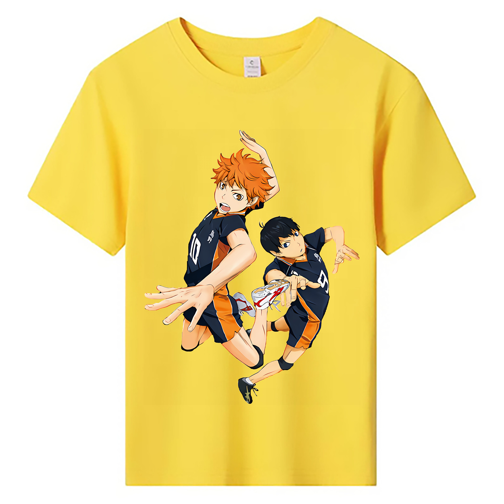（画像用） ハイキュー!! Haikyu!! 綿100％キッズTシャツ（フロントプリント）