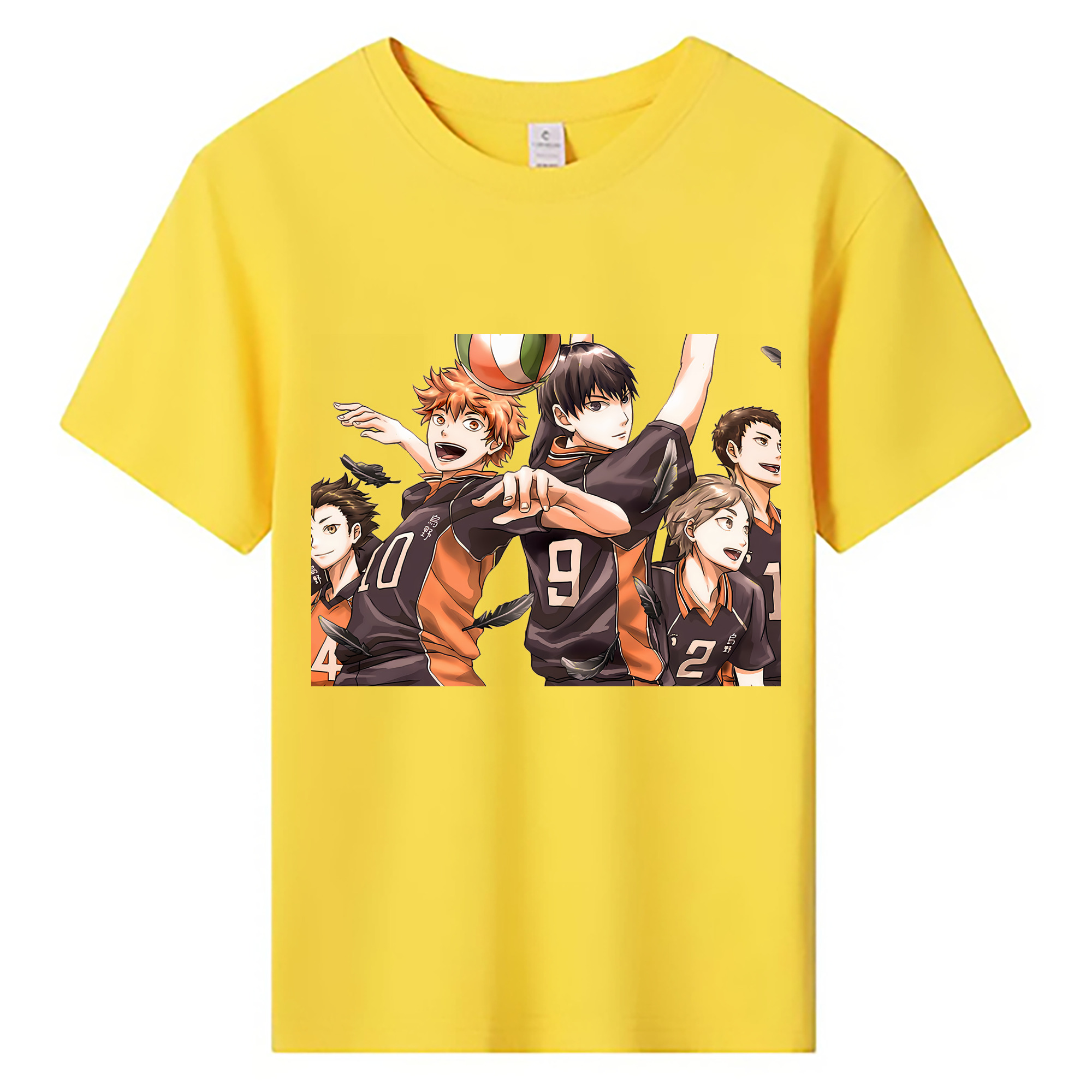 （画像用） ハイキュー!! Haikyu!! 綿100％キッズTシャツ（フロントプリント）