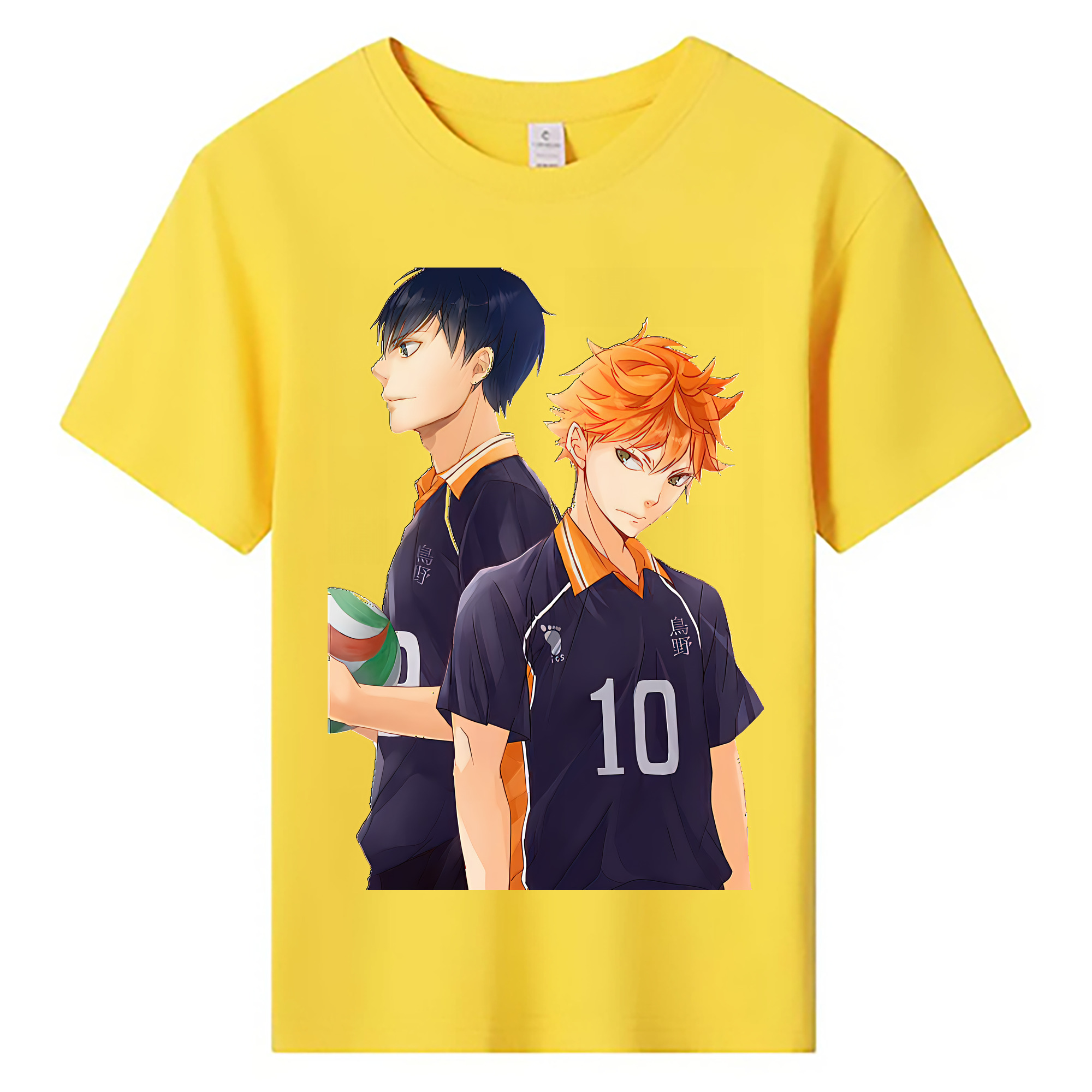 （画像用） ハイキュー!! Haikyu!! 綿100％キッズTシャツ（フロントプリント）