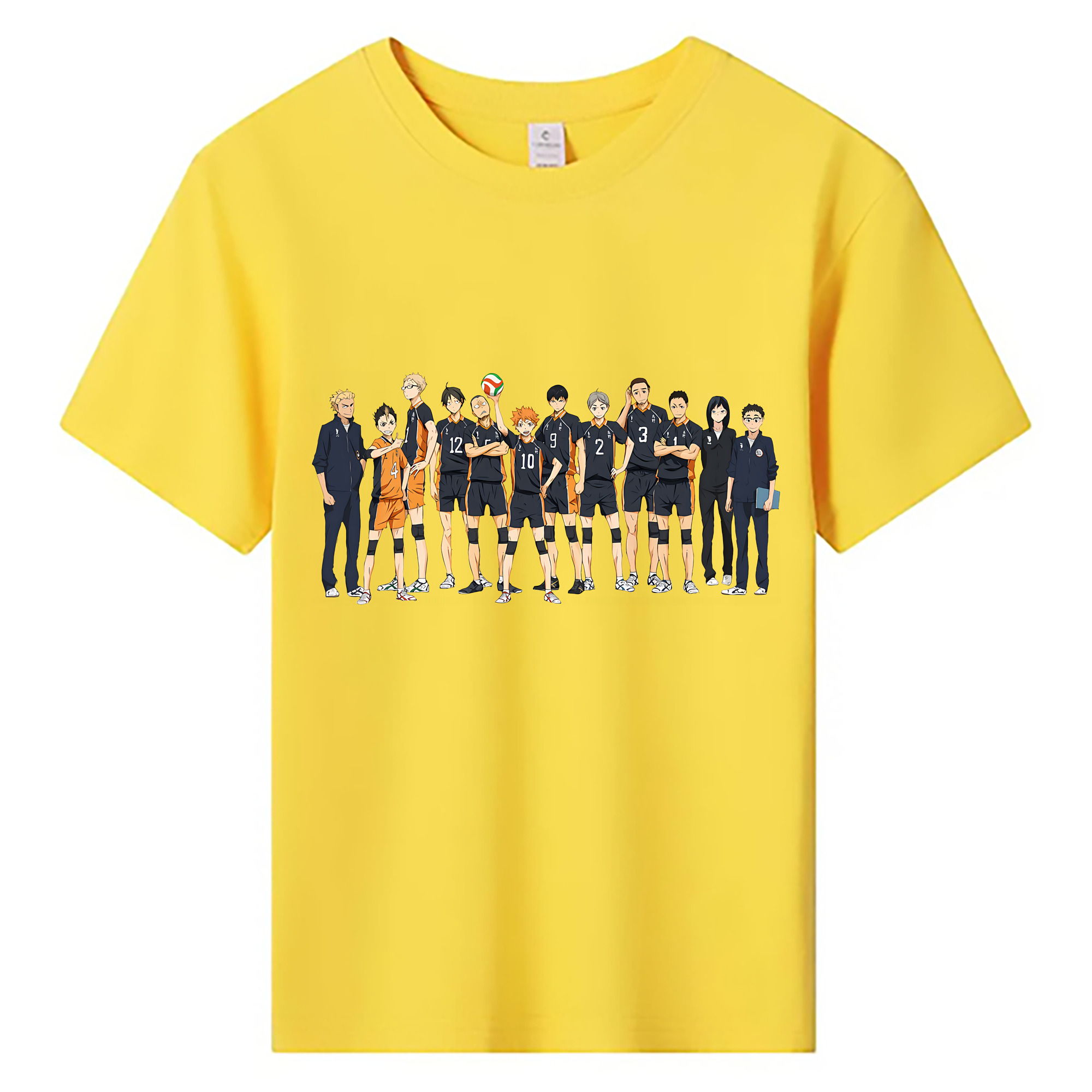 （画像用） ハイキュー!! Haikyu!! 綿100％キッズTシャツ（フロントプリント）