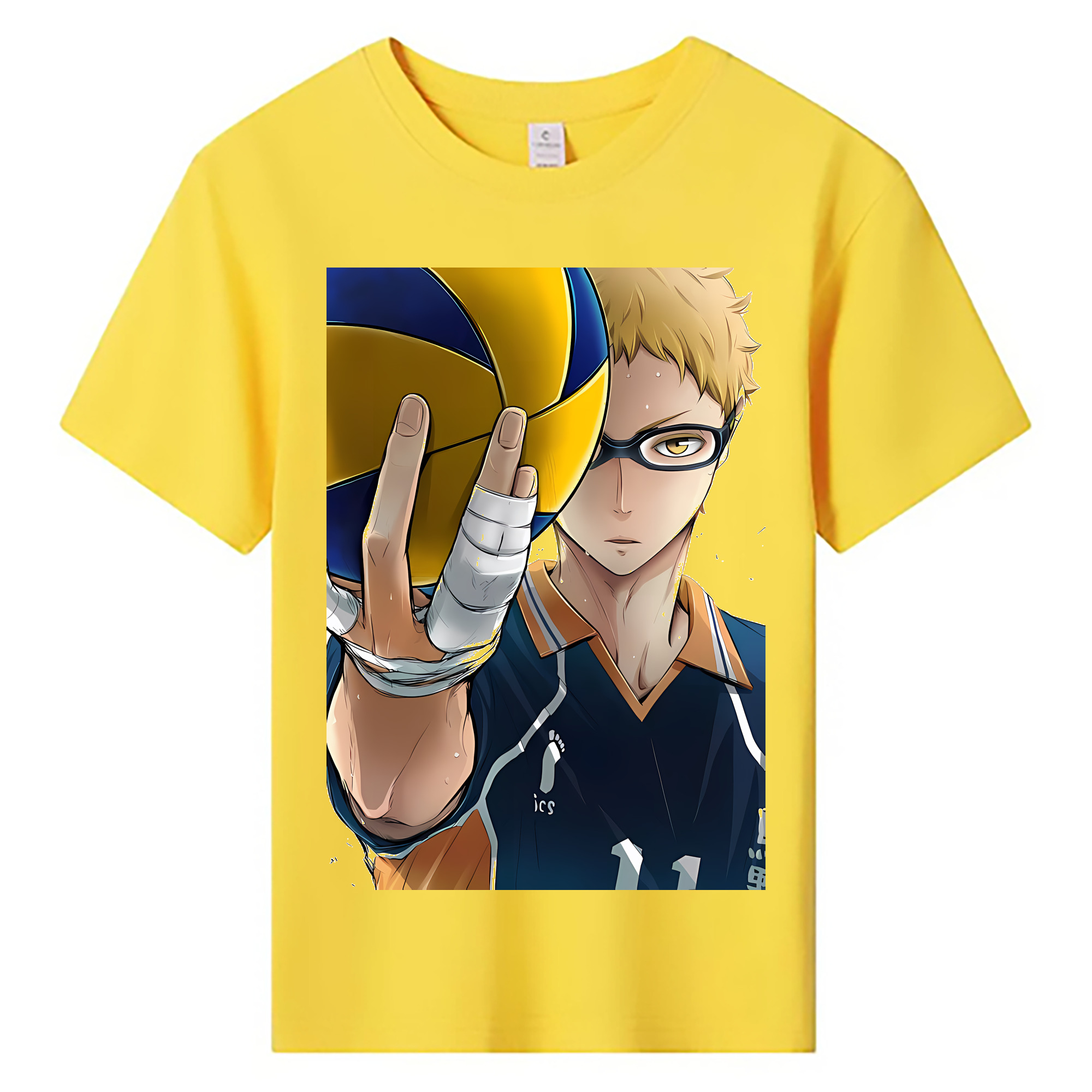 （画像用） ハイキュー!! Haikyu!! 綿100％キッズTシャツ（フロントプリント）