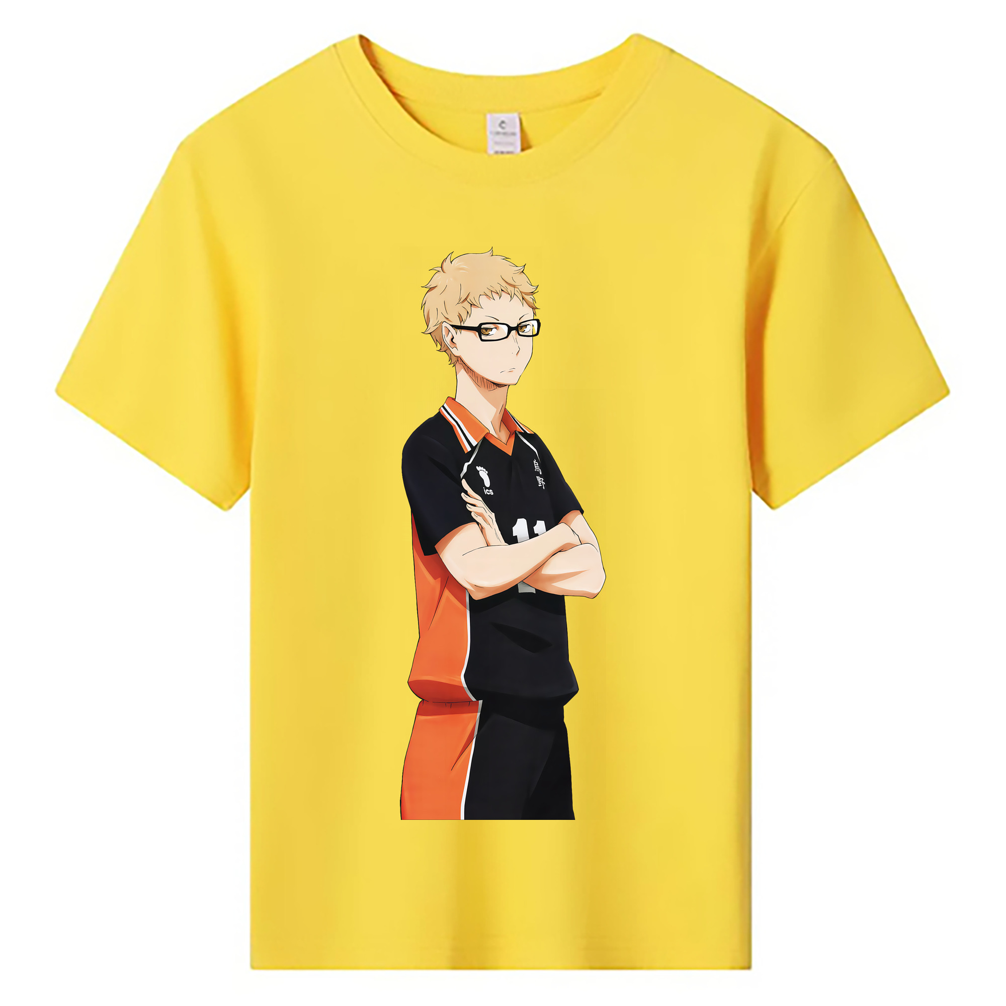 （画像用） ハイキュー!! Haikyu!! 綿100％キッズTシャツ（フロントプリント）