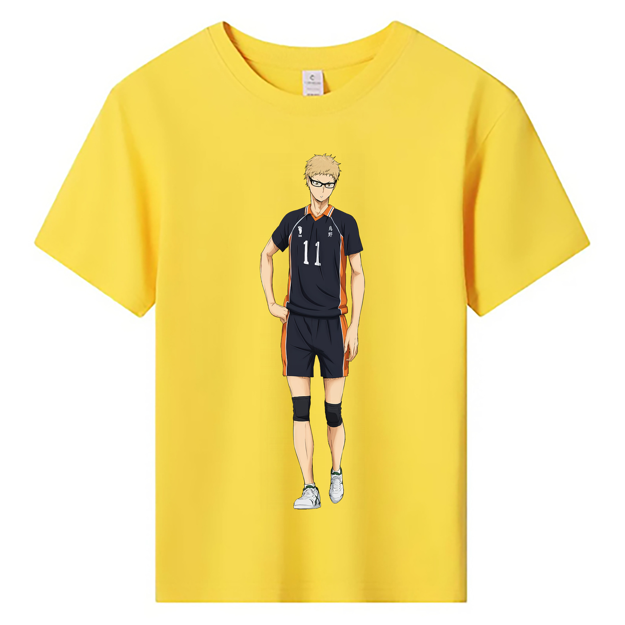 （画像用） ハイキュー!! Haikyu!! 綿100％キッズTシャツ（フロントプリント）