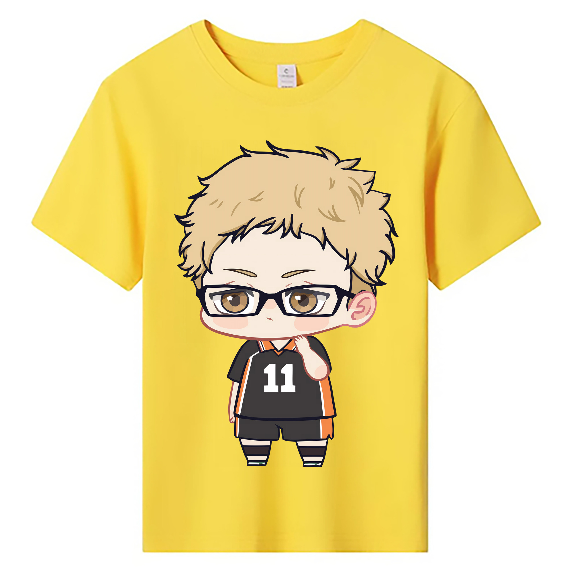 （画像用） ハイキュー!! Haikyu!! 綿100％キッズTシャツ（フロントプリント）