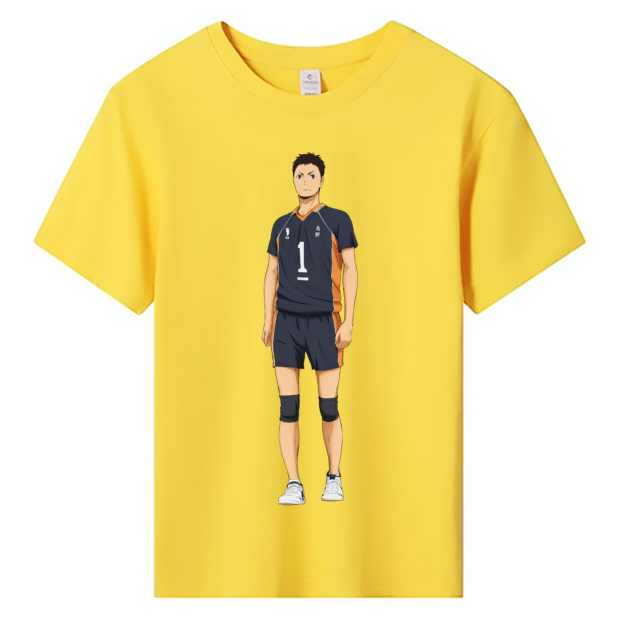 （画像用） ハイキュー!! Haikyu!! 綿100％キッズTシャツ（フロントプリント）