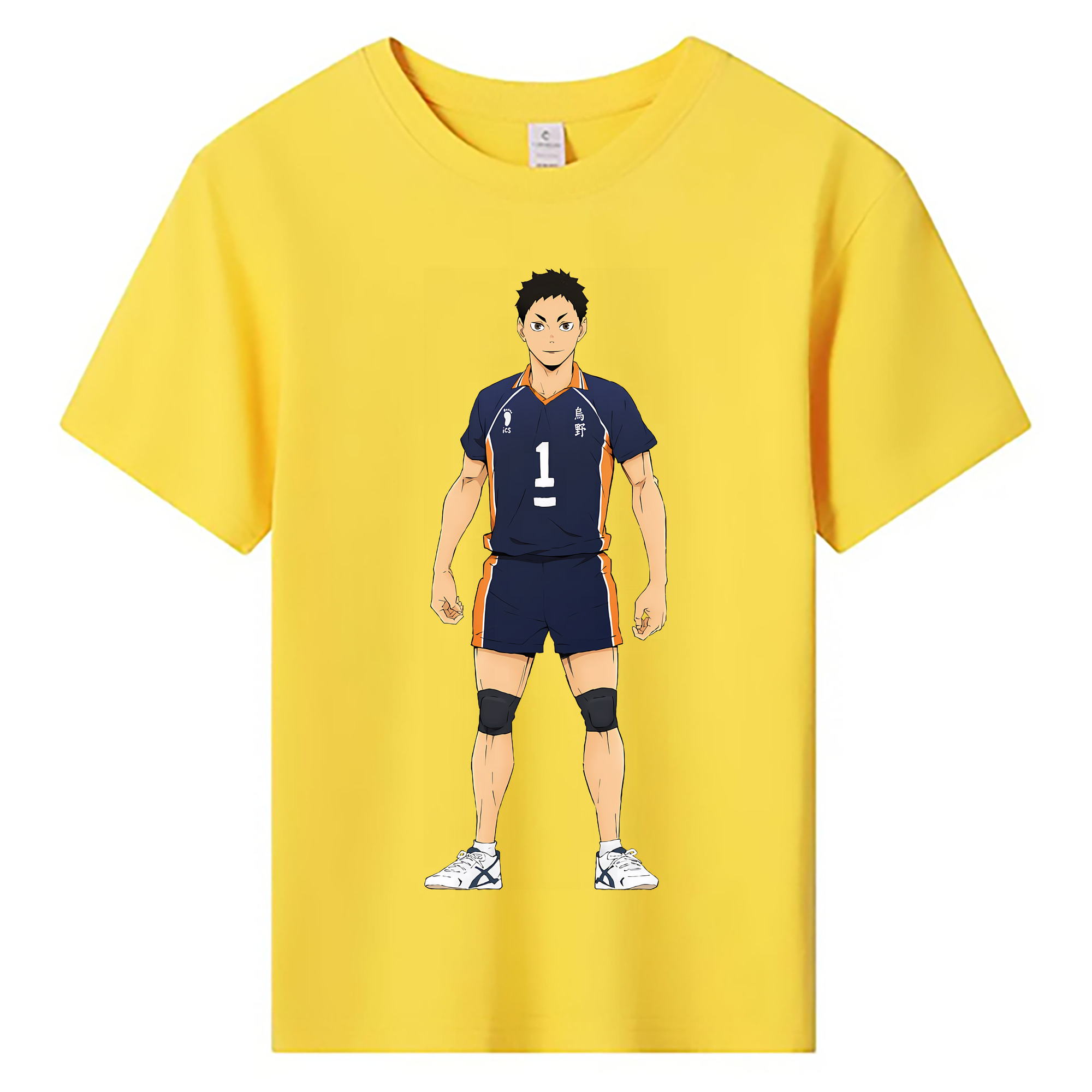 （画像用） ハイキュー!! Haikyu!! 綿100％キッズTシャツ（フロントプリント）