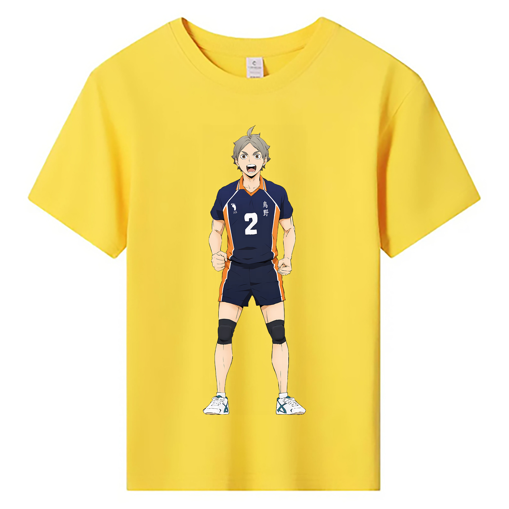 （画像用） ハイキュー!! Haikyu!! 綿100％キッズTシャツ（フロントプリント）