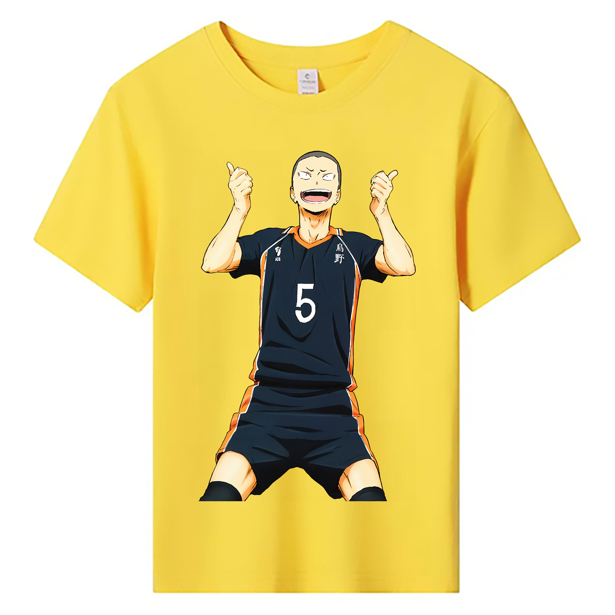 （画像用） ハイキュー!! Haikyu!! 綿100％キッズTシャツ（フロントプリント）