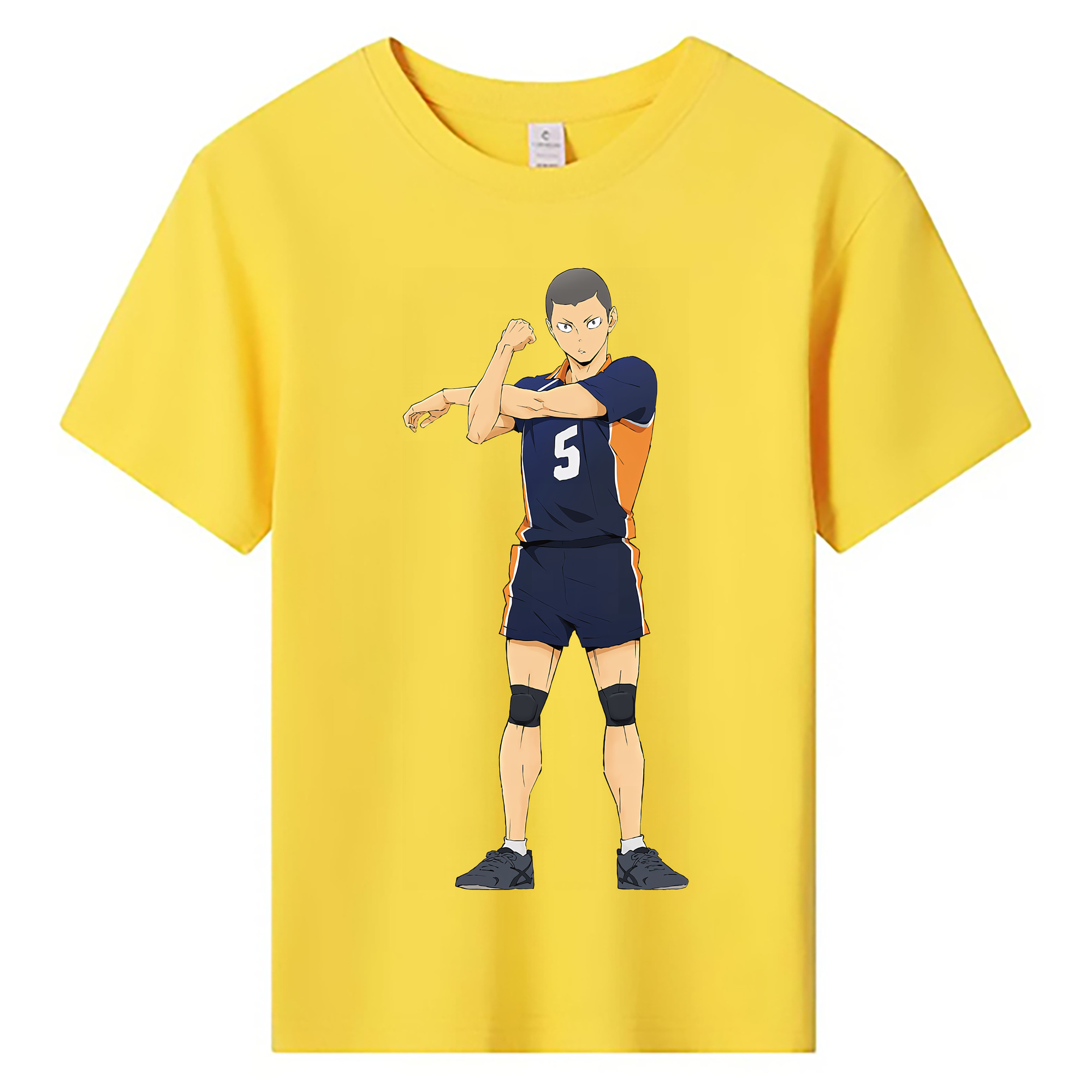 （画像用） ハイキュー!! Haikyu!! 綿100％キッズTシャツ（フロントプリント）