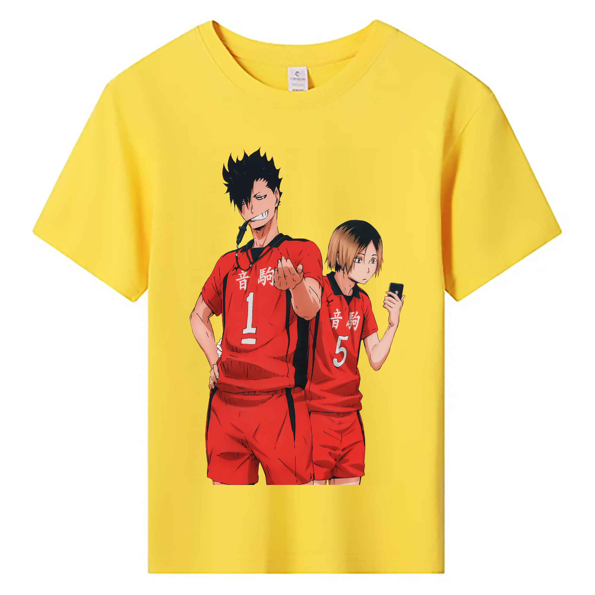 （画像用） ハイキュー!! Haikyu!! 綿100％キッズTシャツ（フロントプリント）