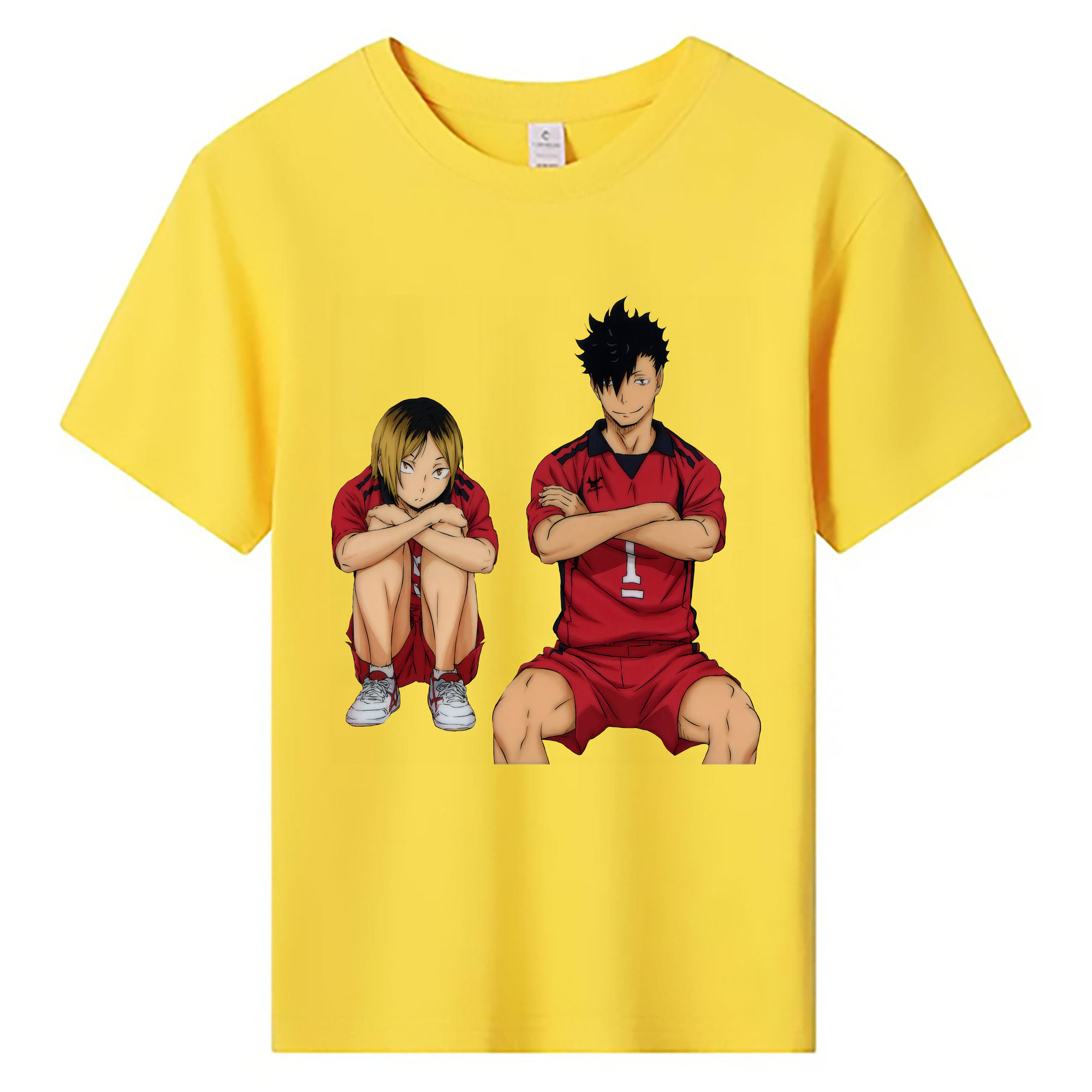 （画像用） ハイキュー!! Haikyu!! 綿100％キッズTシャツ（フロントプリント）