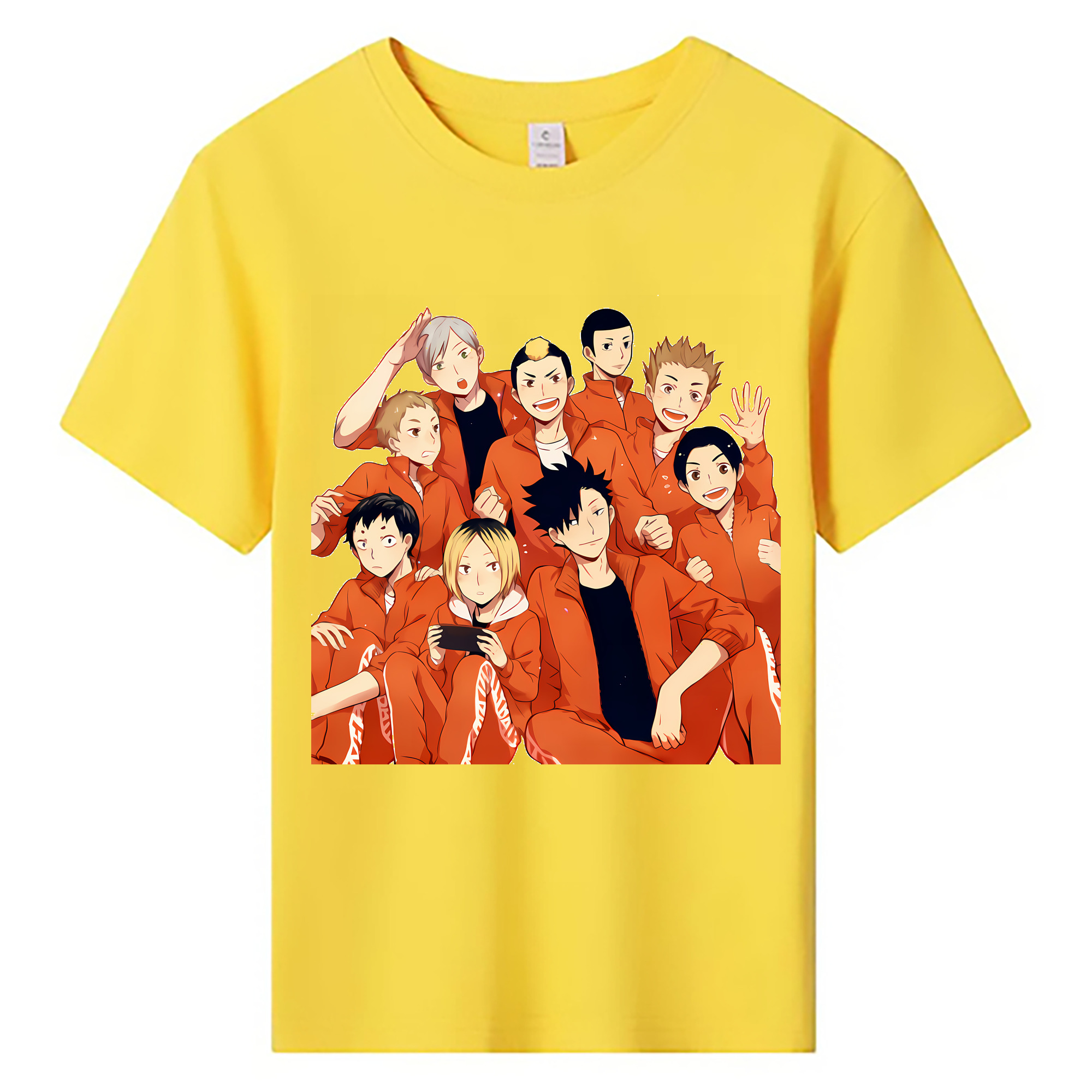 （画像用） ハイキュー!! Haikyu!! 綿100％キッズTシャツ（フロントプリント）