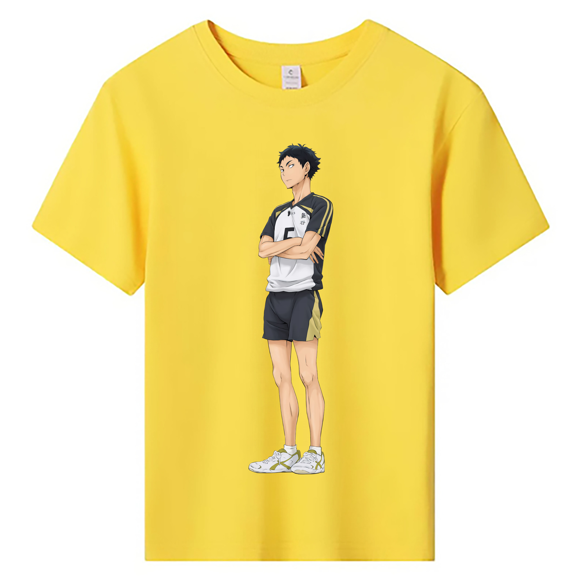 （画像用） ハイキュー!! Haikyu!! 綿100％キッズTシャツ（フロントプリント）