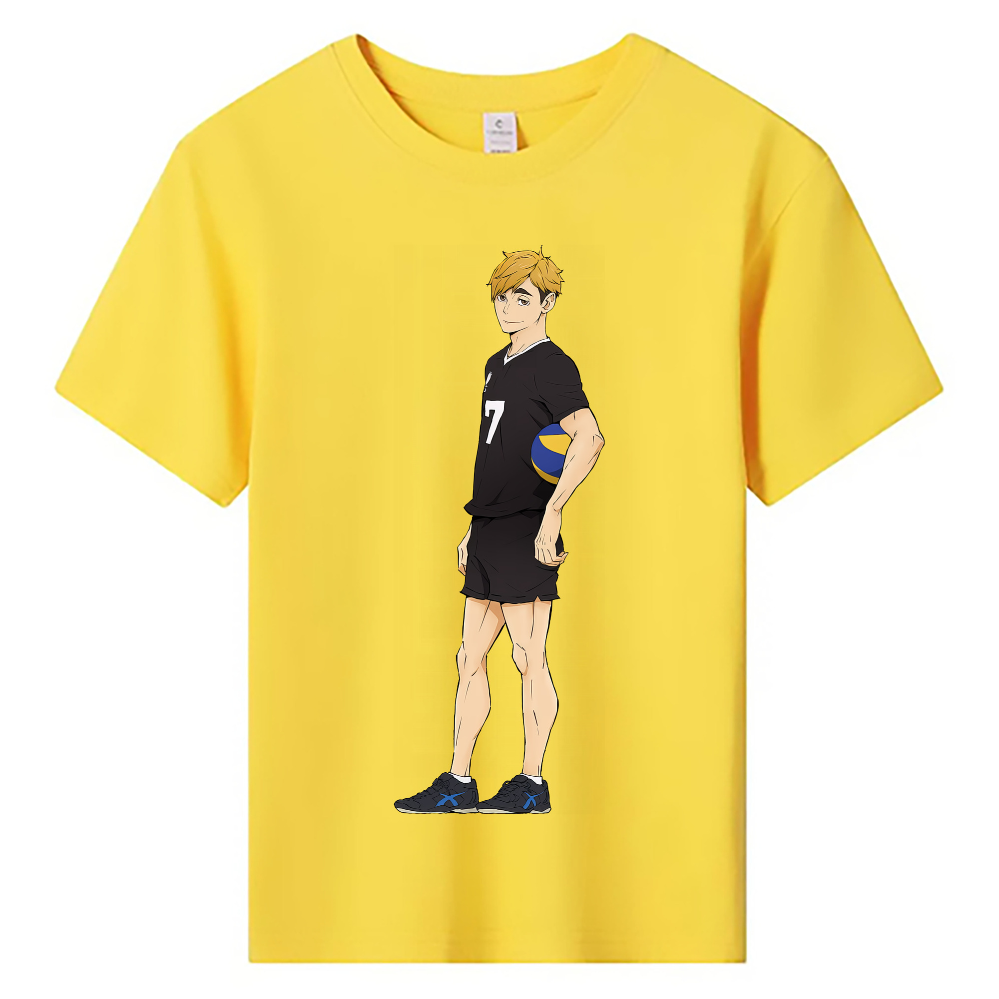 （画像用） ハイキュー!! Haikyu!! 綿100％キッズTシャツ（フロントプリント）