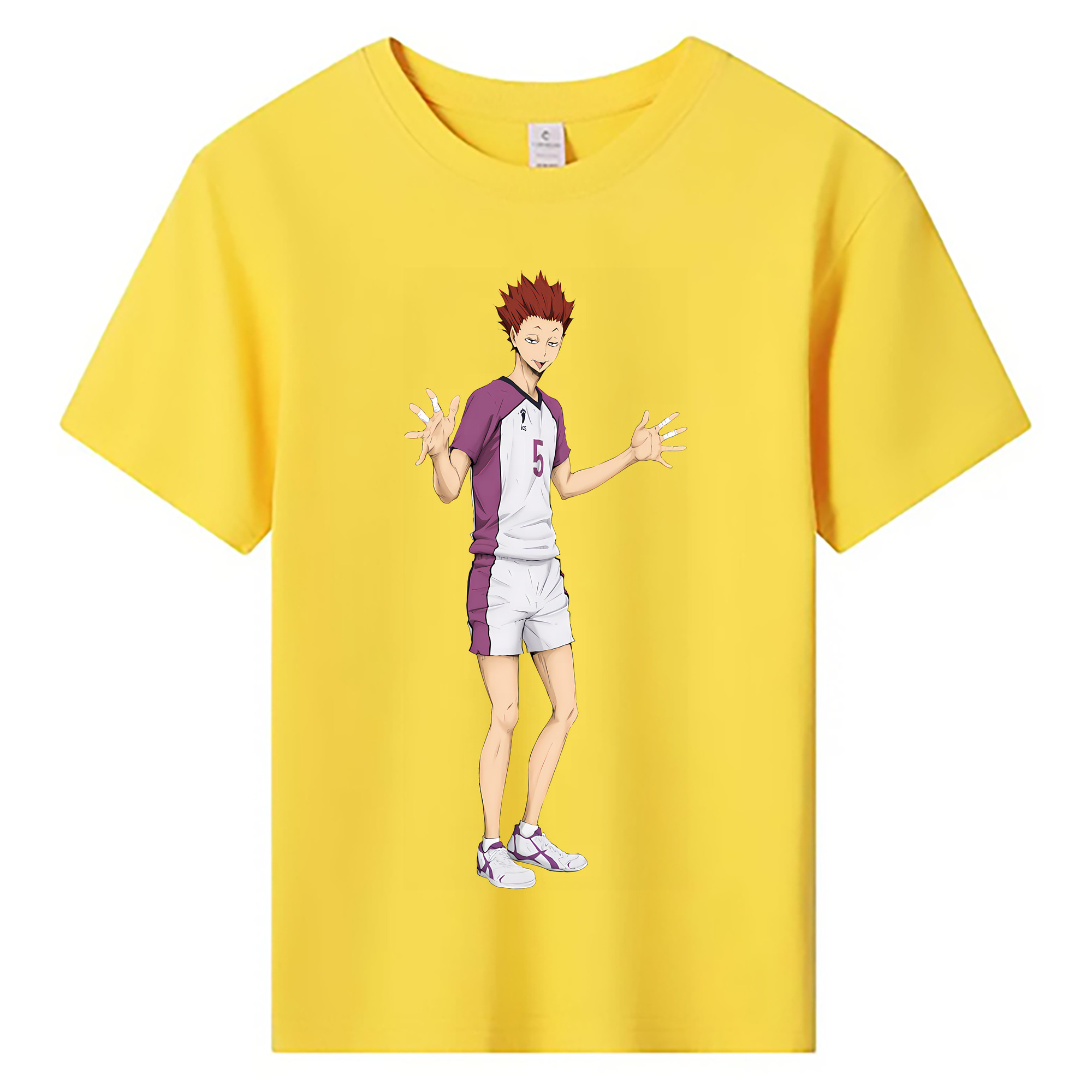 （画像用） ハイキュー!! Haikyu!! 綿100％キッズTシャツ（フロントプリント）