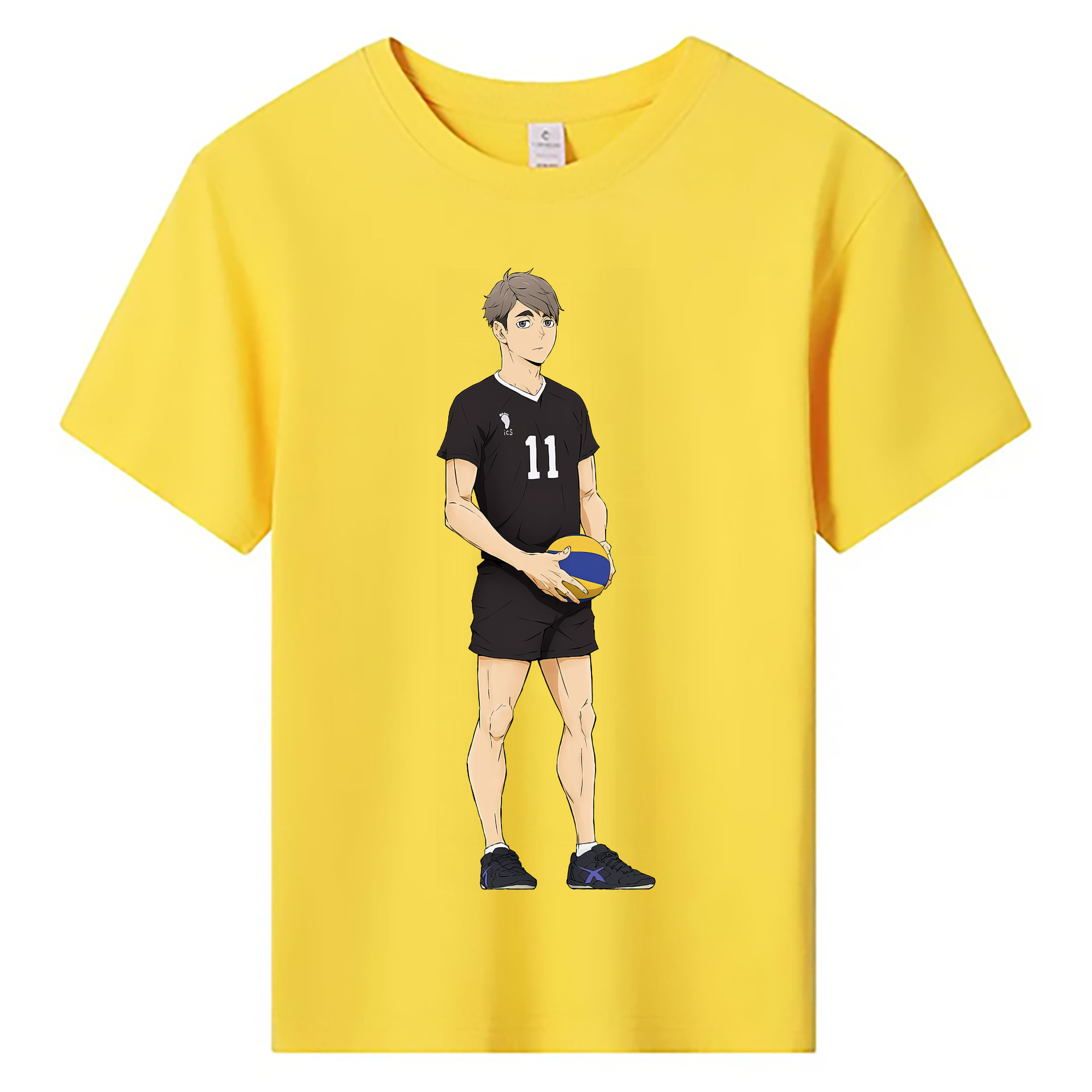 （画像用） ハイキュー!! Haikyu!! 綿100％キッズTシャツ（フロントプリント）