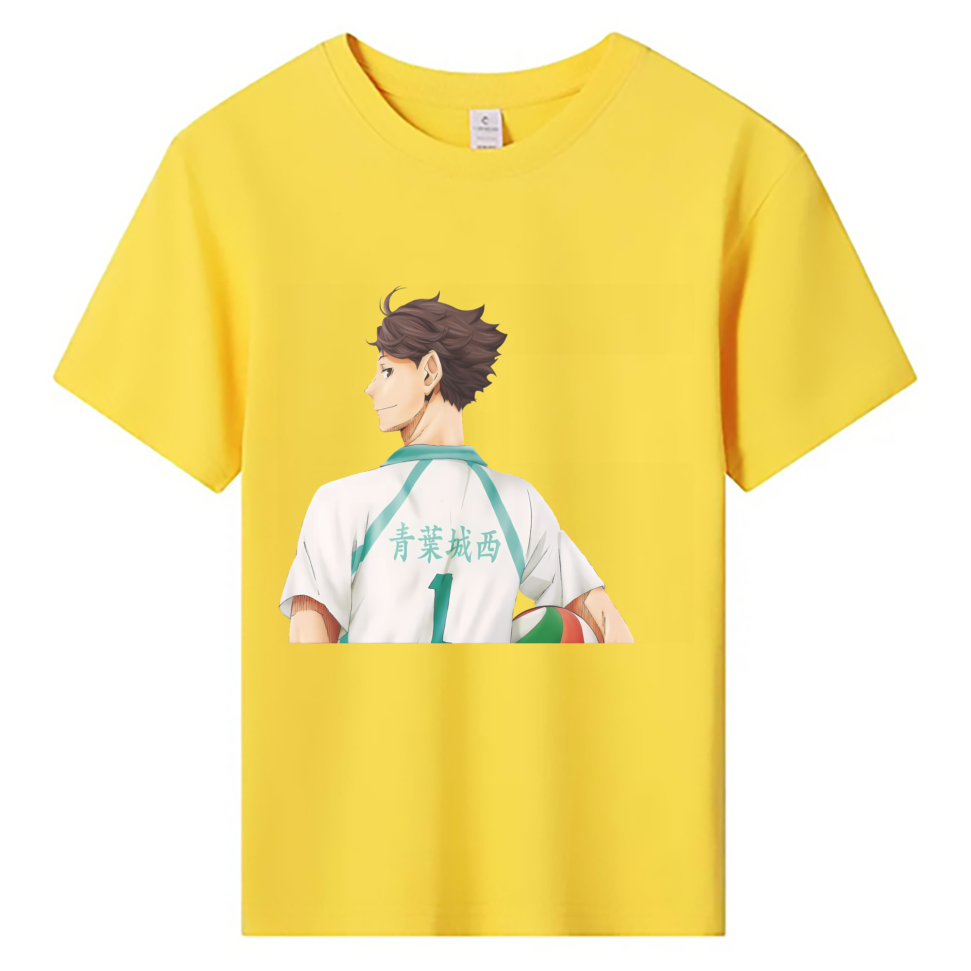 （画像用） ハイキュー!! Haikyu!! 綿100％キッズTシャツ（フロントプリント）