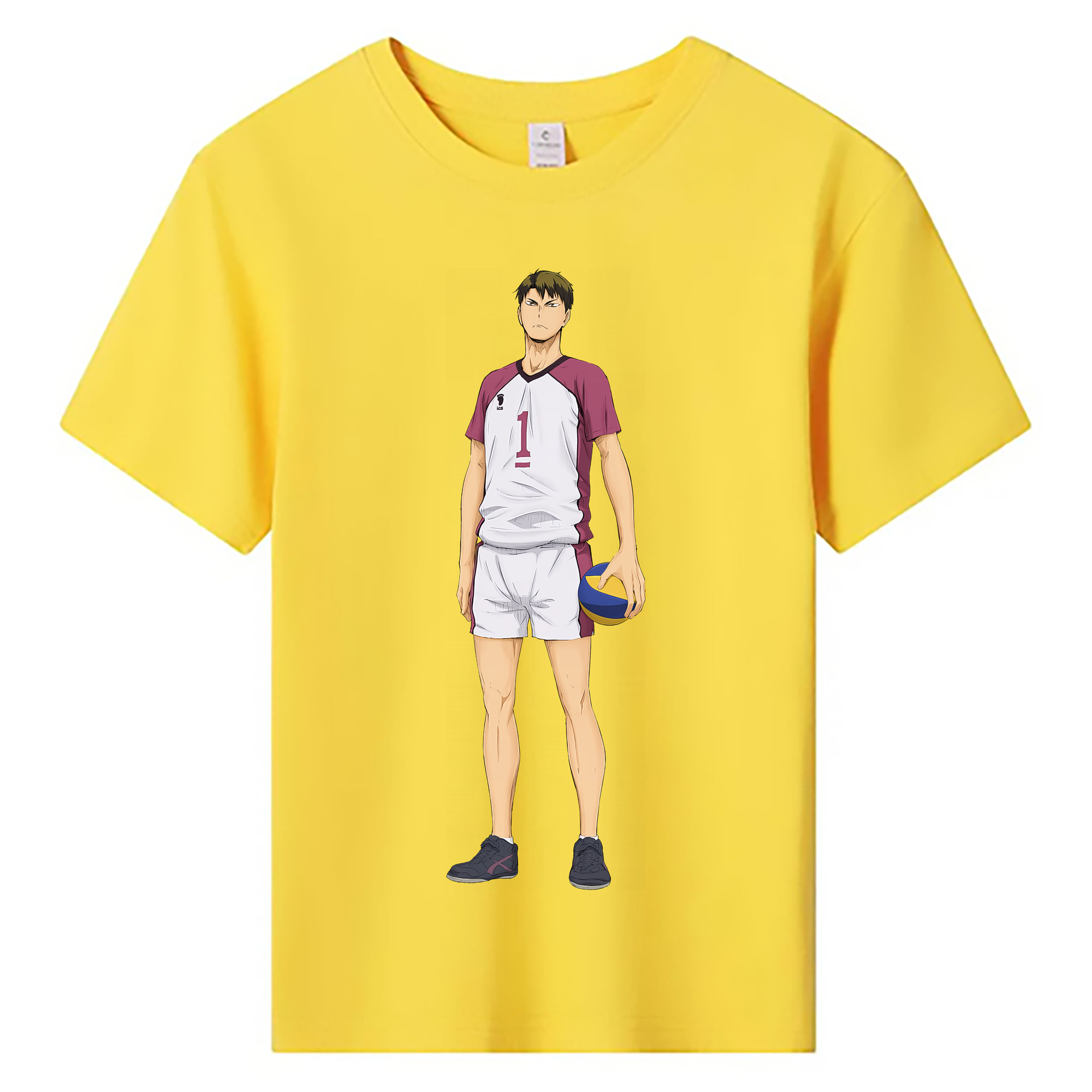 （画像用） ハイキュー!! Haikyu!! 綿100％キッズTシャツ（フロントプリント）