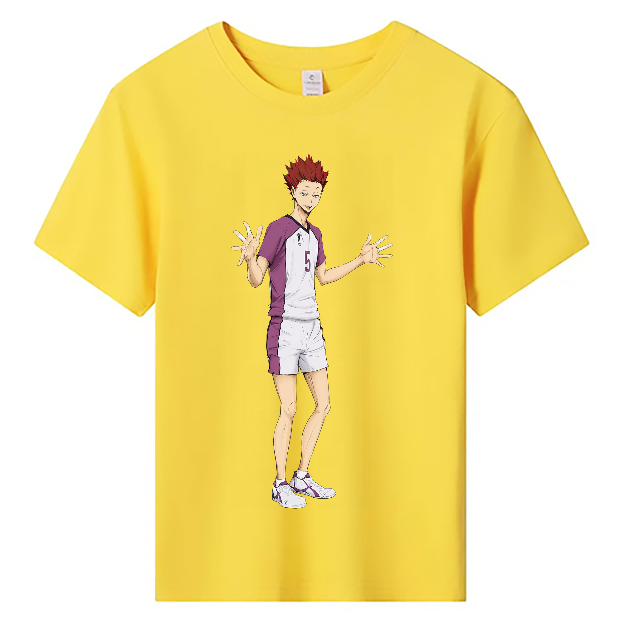 （画像用） ハイキュー!! Haikyu!! 綿100％キッズTシャツ（フロントプリント）
