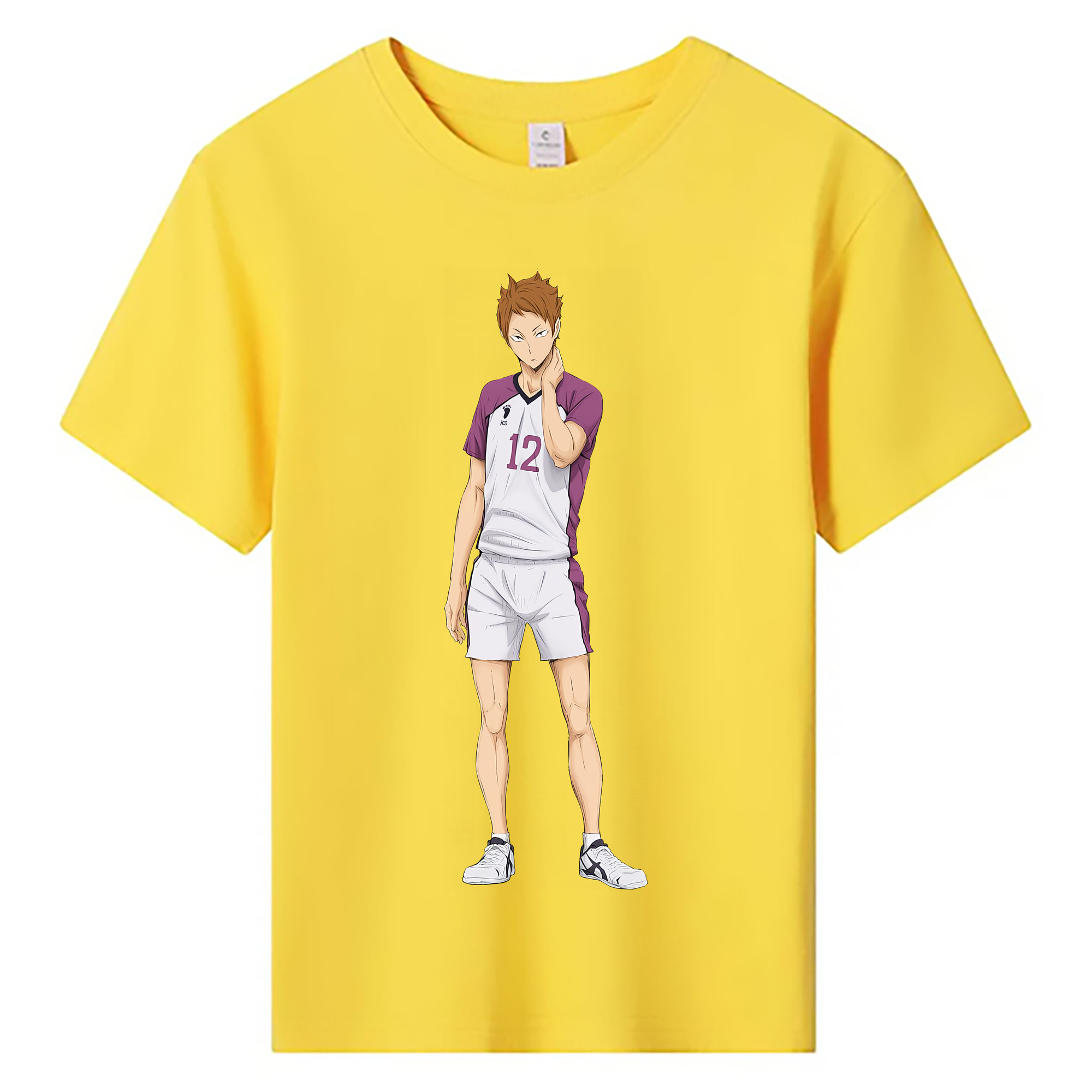 （画像用） ハイキュー!! Haikyu!! 綿100％キッズTシャツ（フロントプリント）