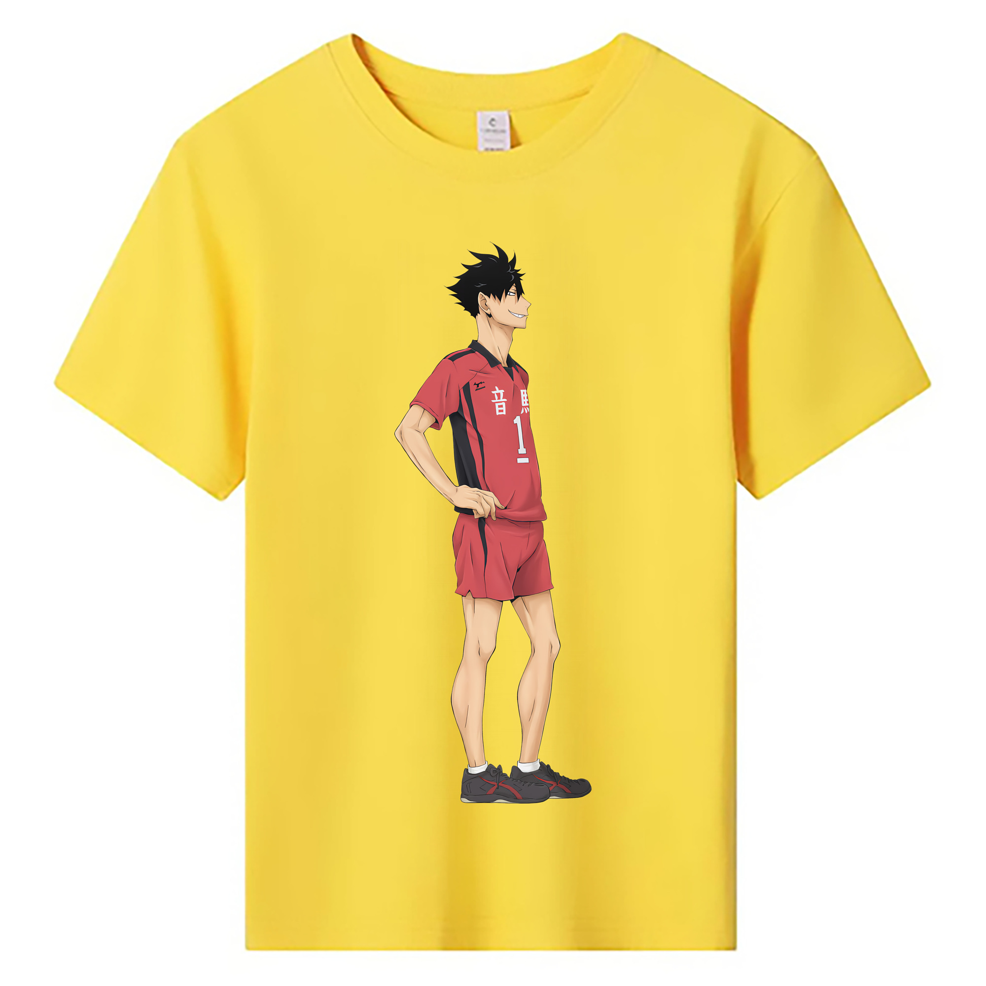 （画像用） ハイキュー!! Haikyu!! 綿100％キッズTシャツ（フロントプリント）