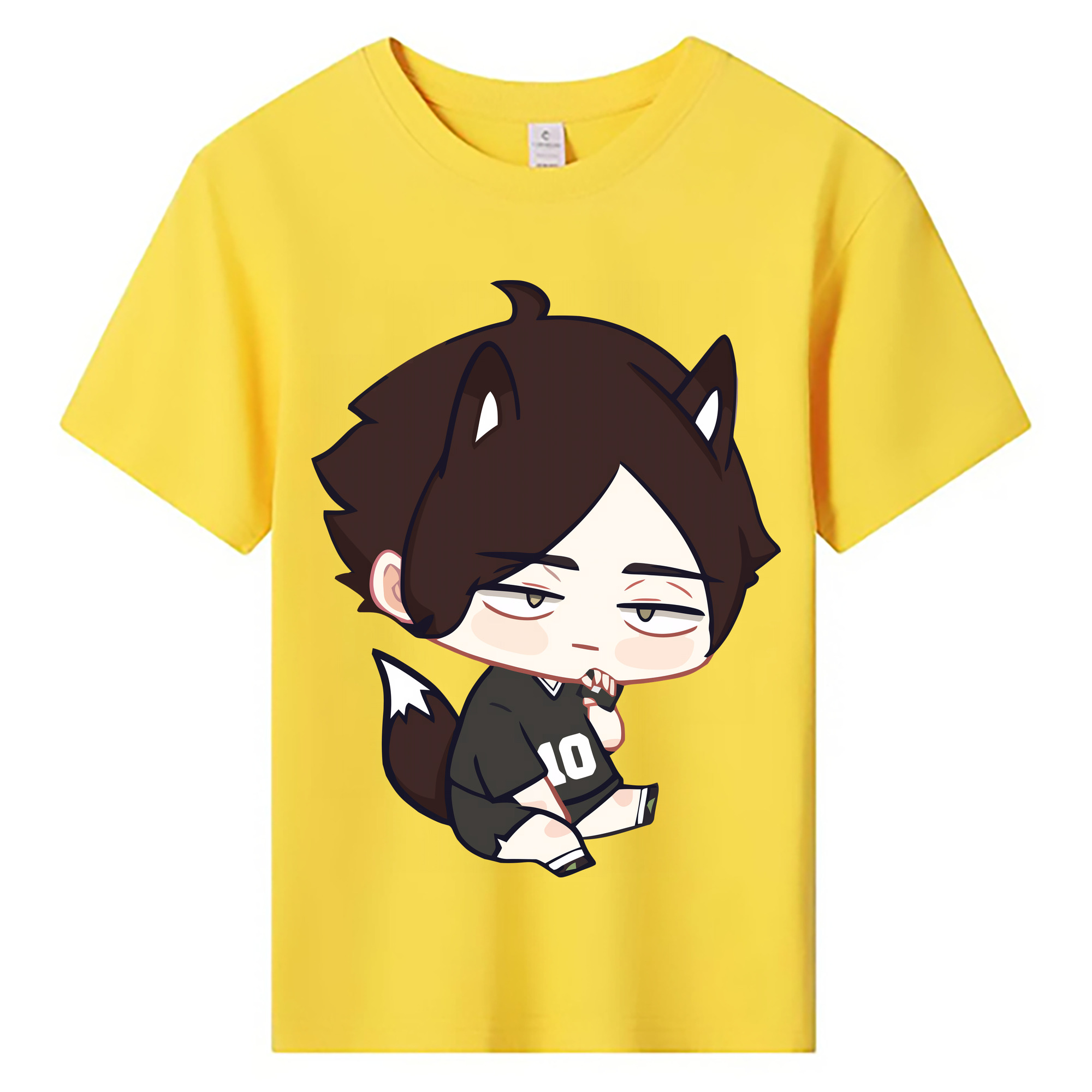 （画像用） ハイキュー!! Haikyu!! 綿100％キッズTシャツ（フロントプリント）